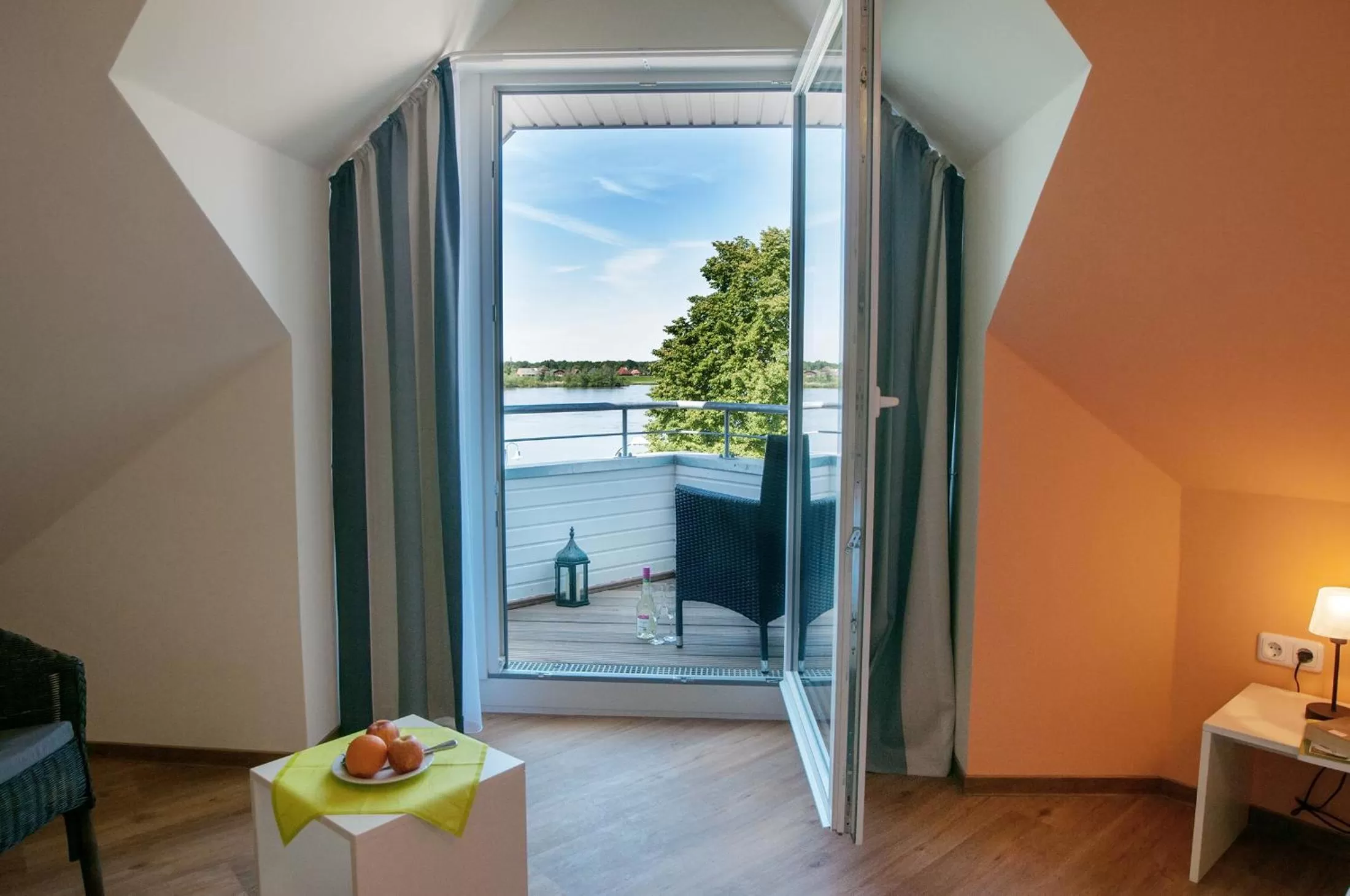 Balcony/Terrace in Hotel Elbblick Garni