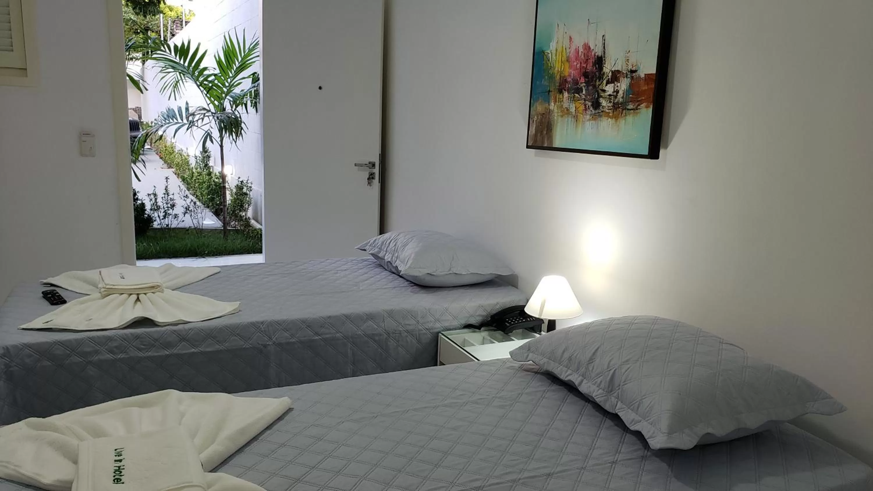 Bed in LIVE IN FORTALEZA HOTEL