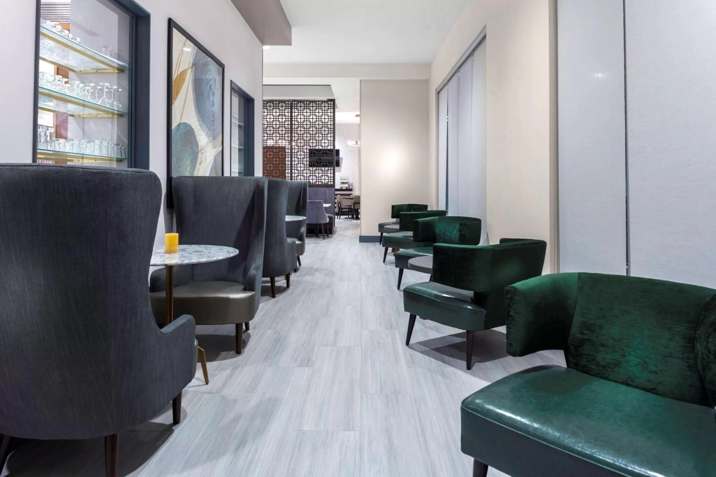 Lobby or reception in Hyatt House Charlotte Rea Farms