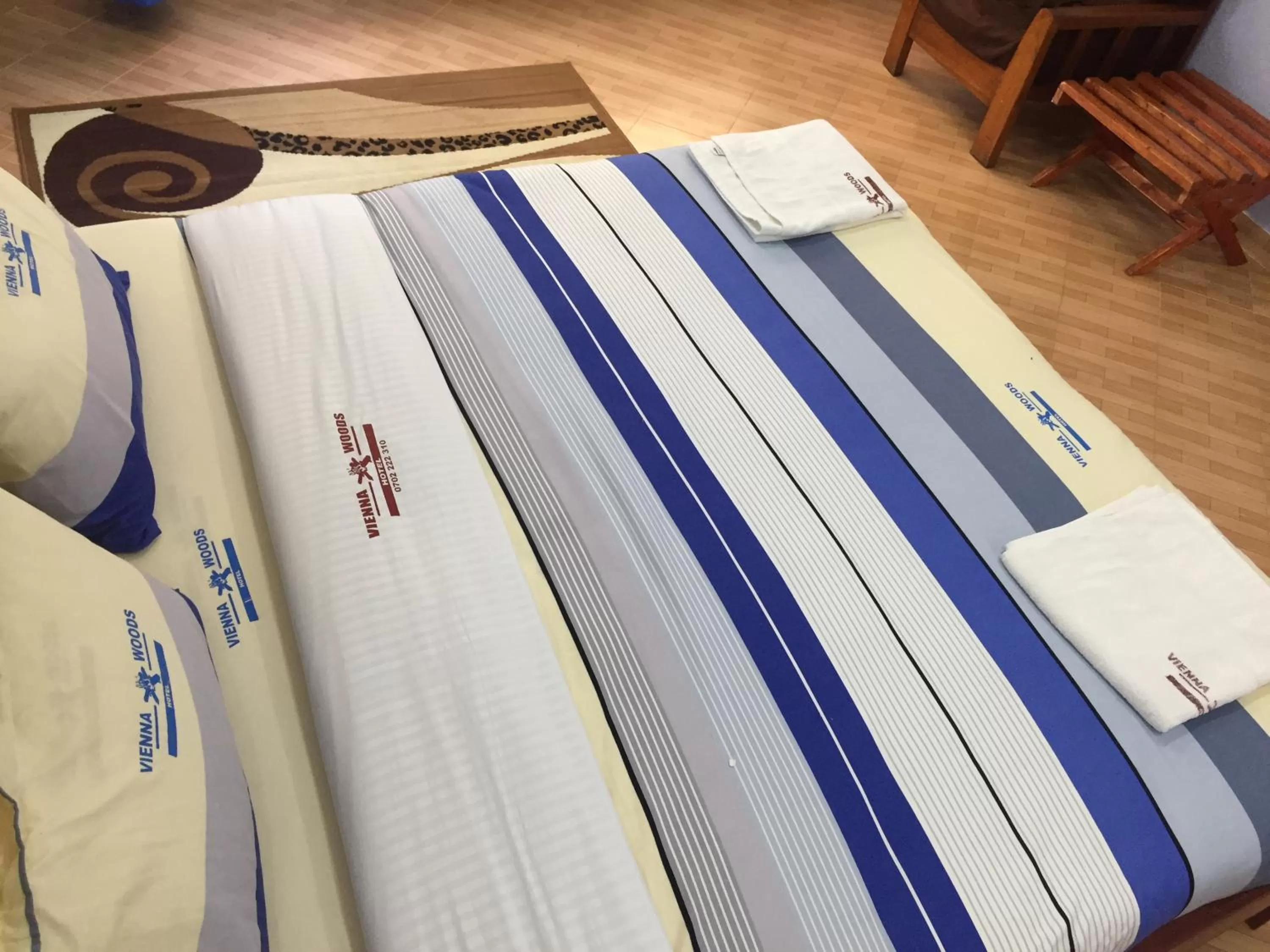 Bed in Vienna Woods Hotel Nakuru