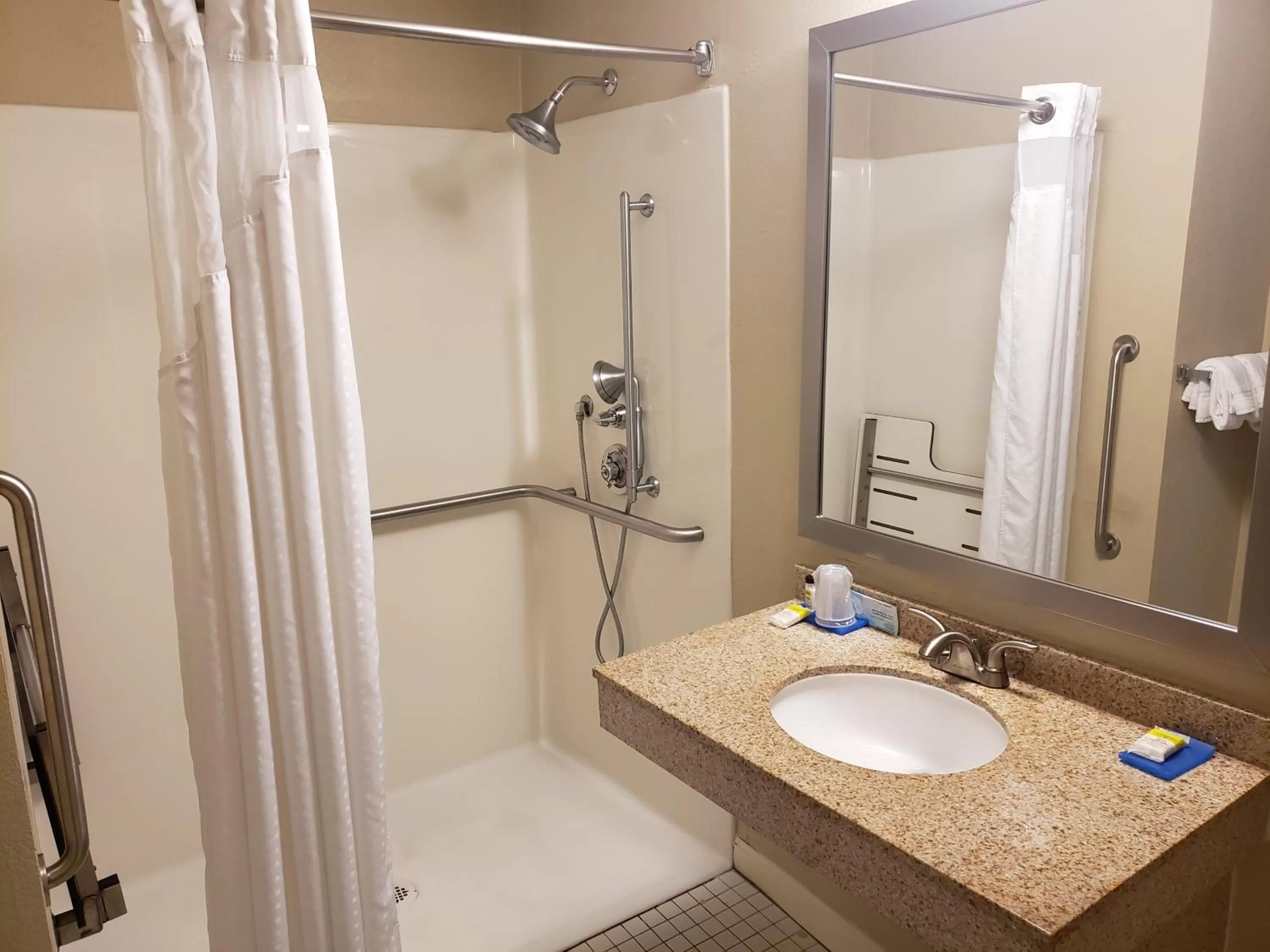 Bathroom in Holiday Inn Express Hotel Pittsburgh-North/Harmarville by IHG