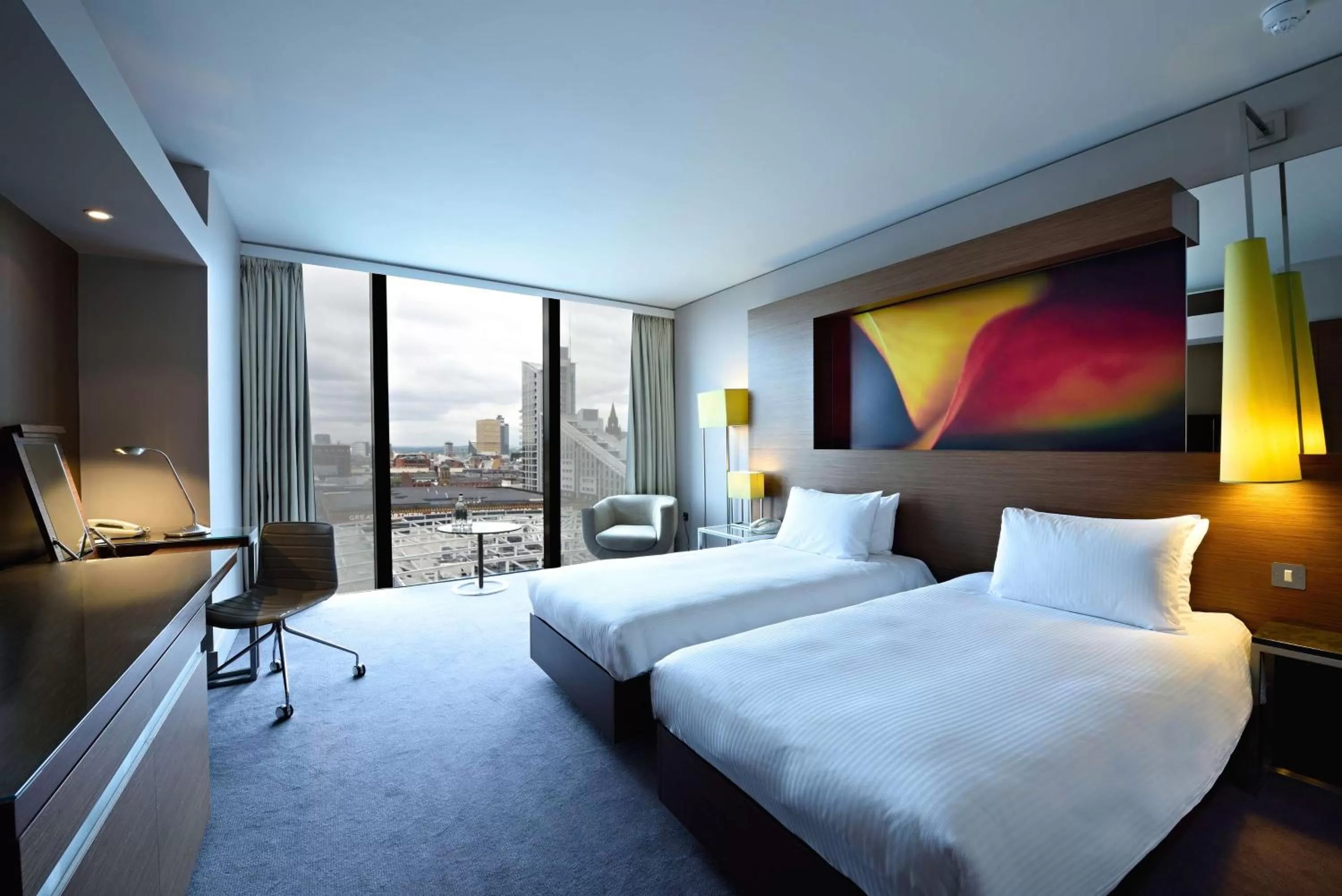 Bed in Hilton Manchester Deansgate