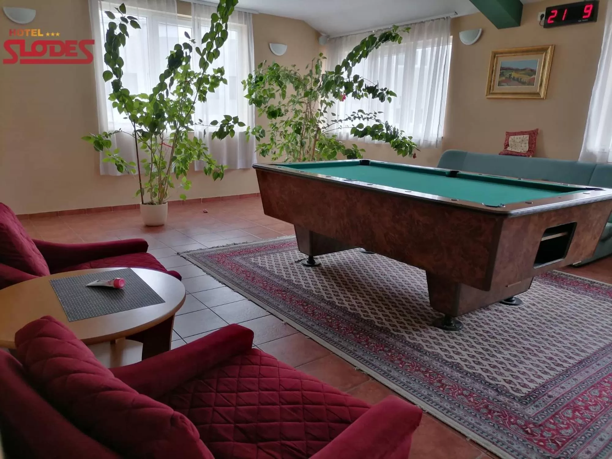 Billiard in Hotel Slodes