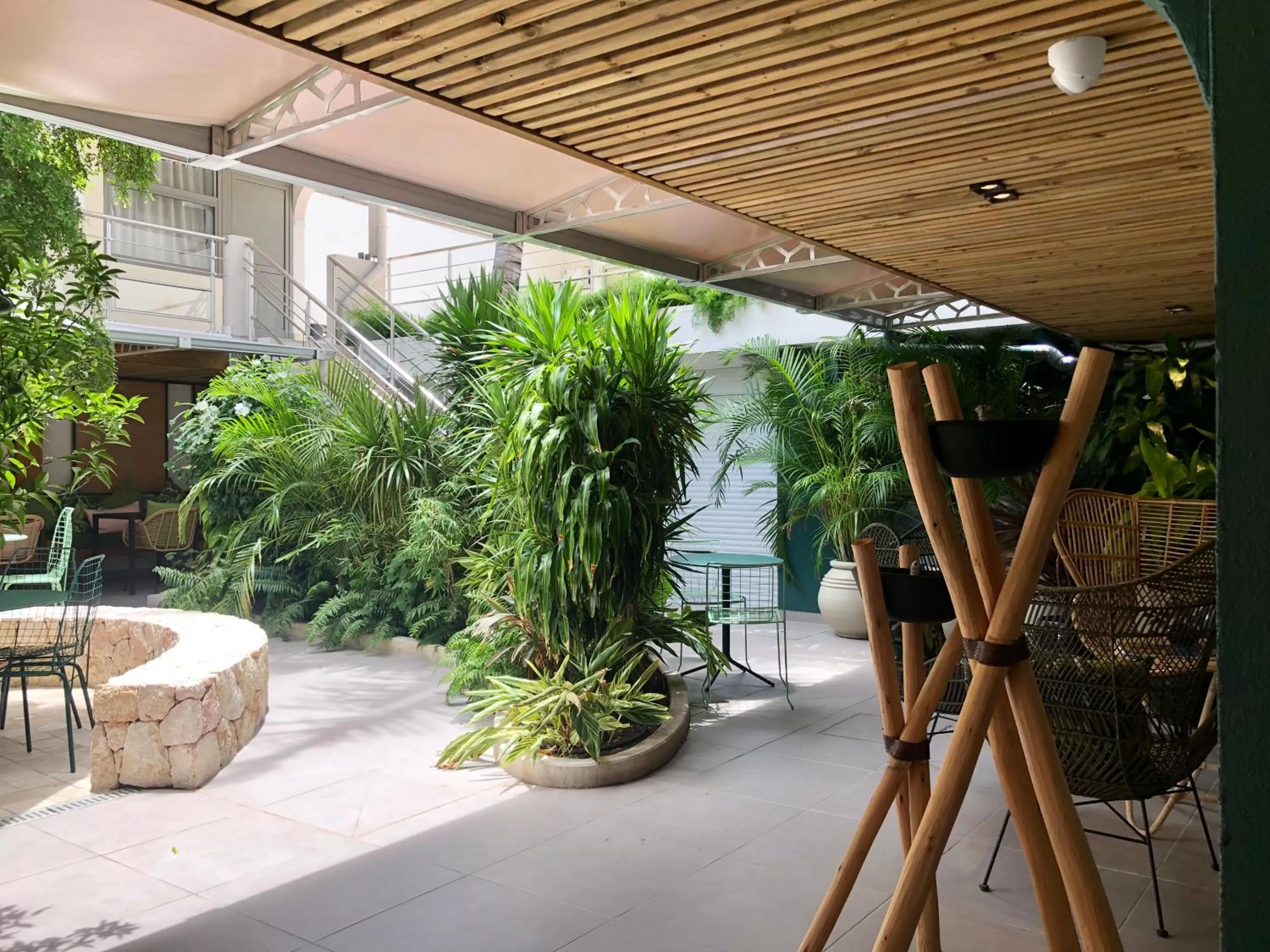 Patio in Centr'Hotel