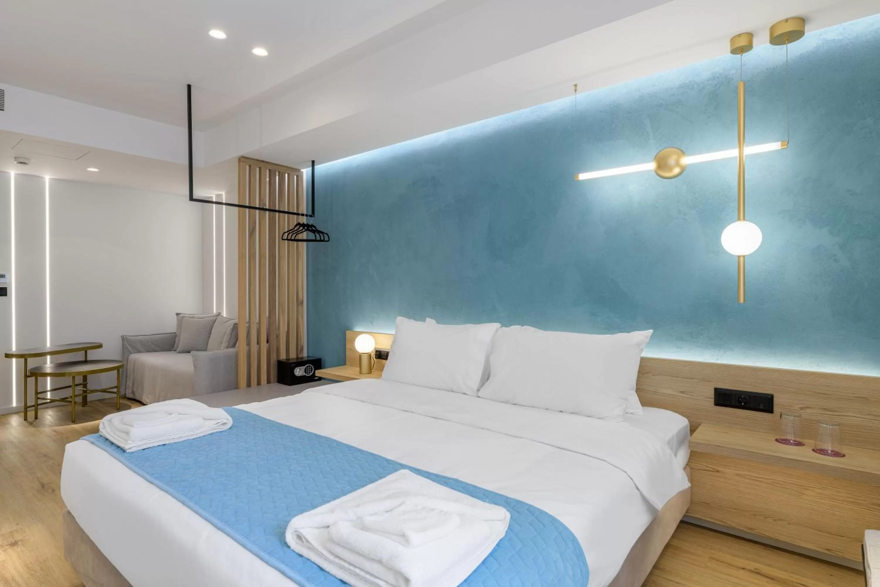 Bed in Acropolis Magenta Luxury Suites