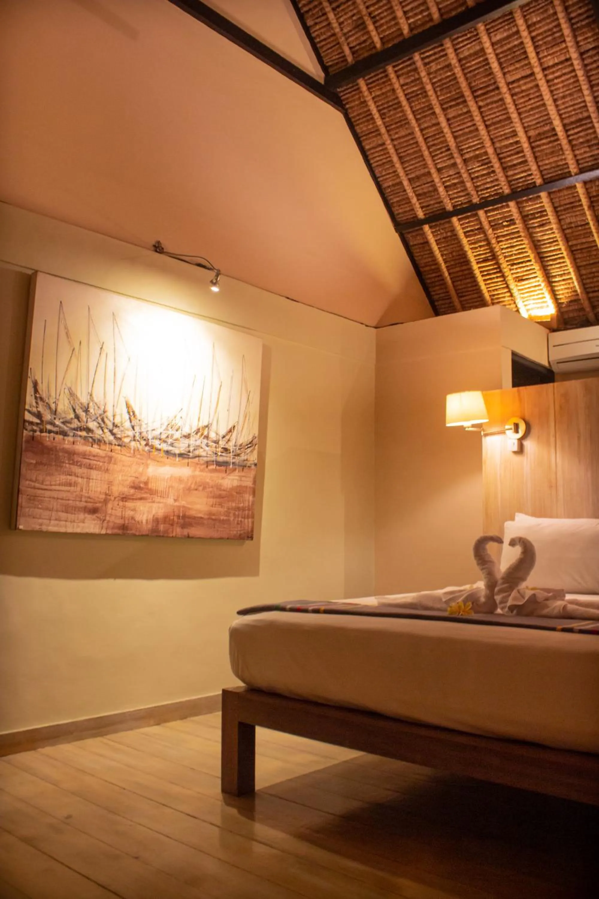Bed in Villa Puri Darma Agung