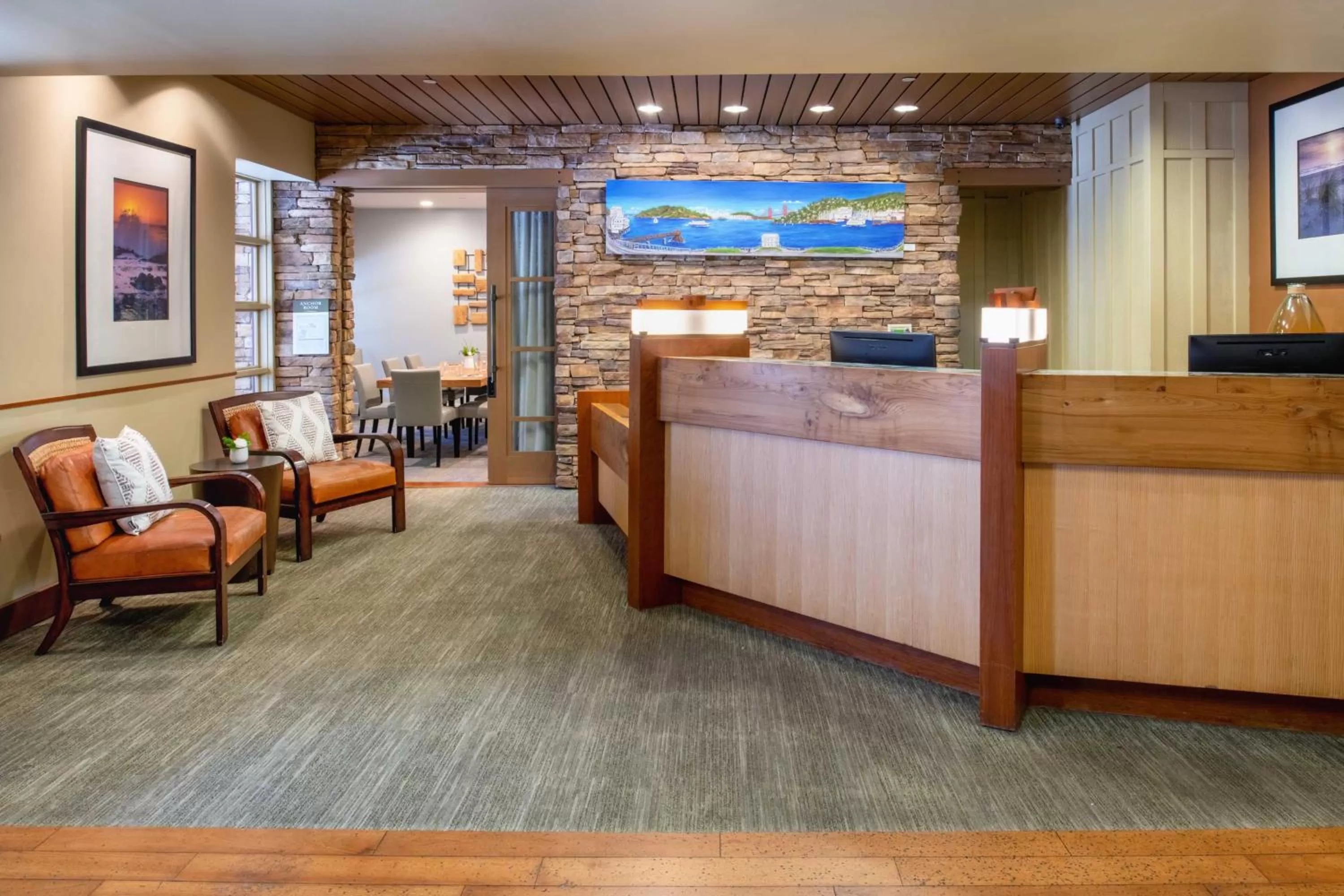 Lobby or reception in The Lodge at Tiburon