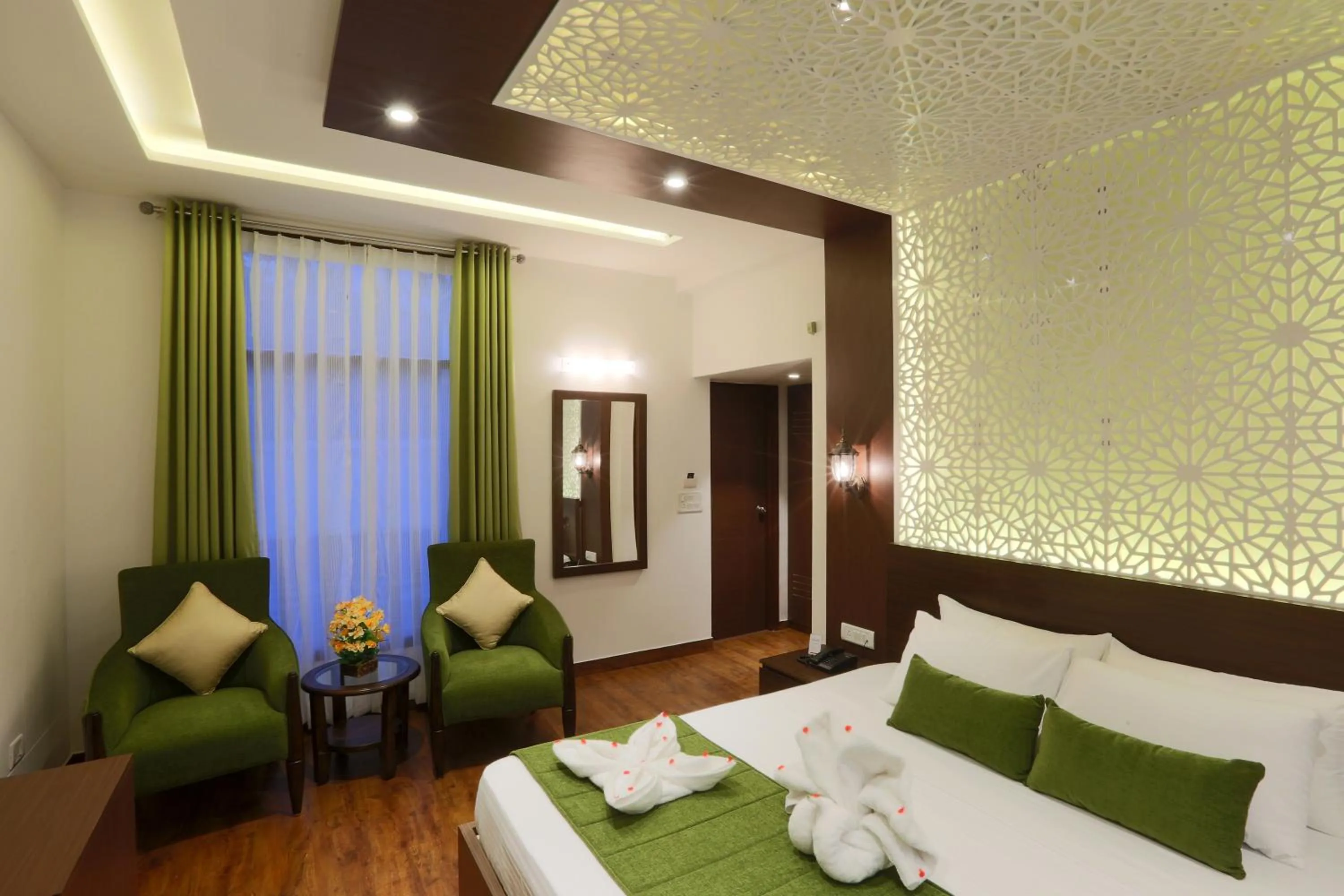 Bedroom, Bed in The Highland Park - A Truly River side Resort