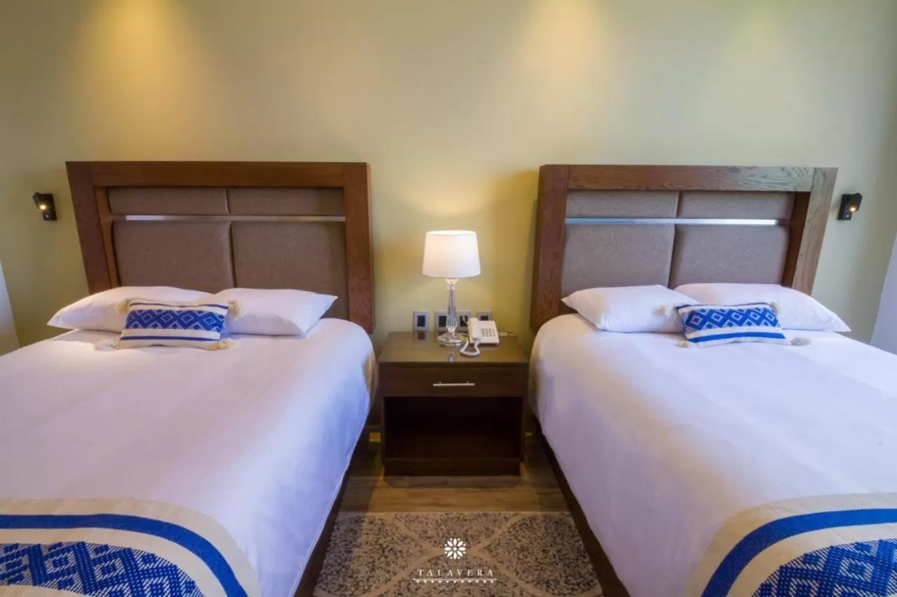 Bed in Hotel Talavera Teziutlan