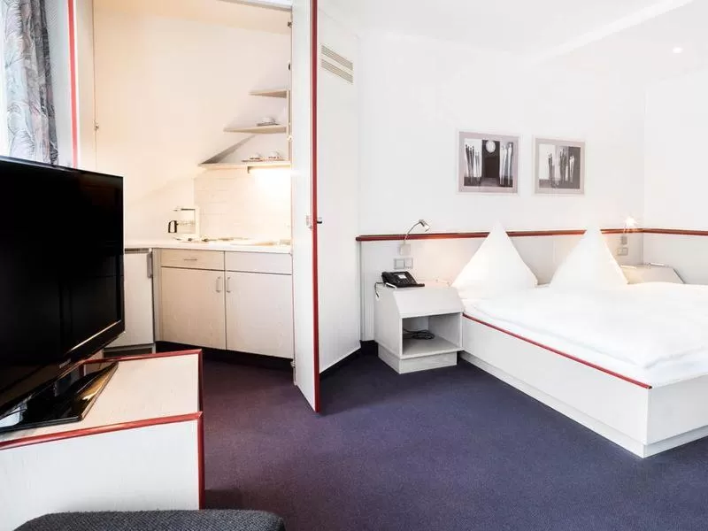 Bed in Hennedamm Hotel