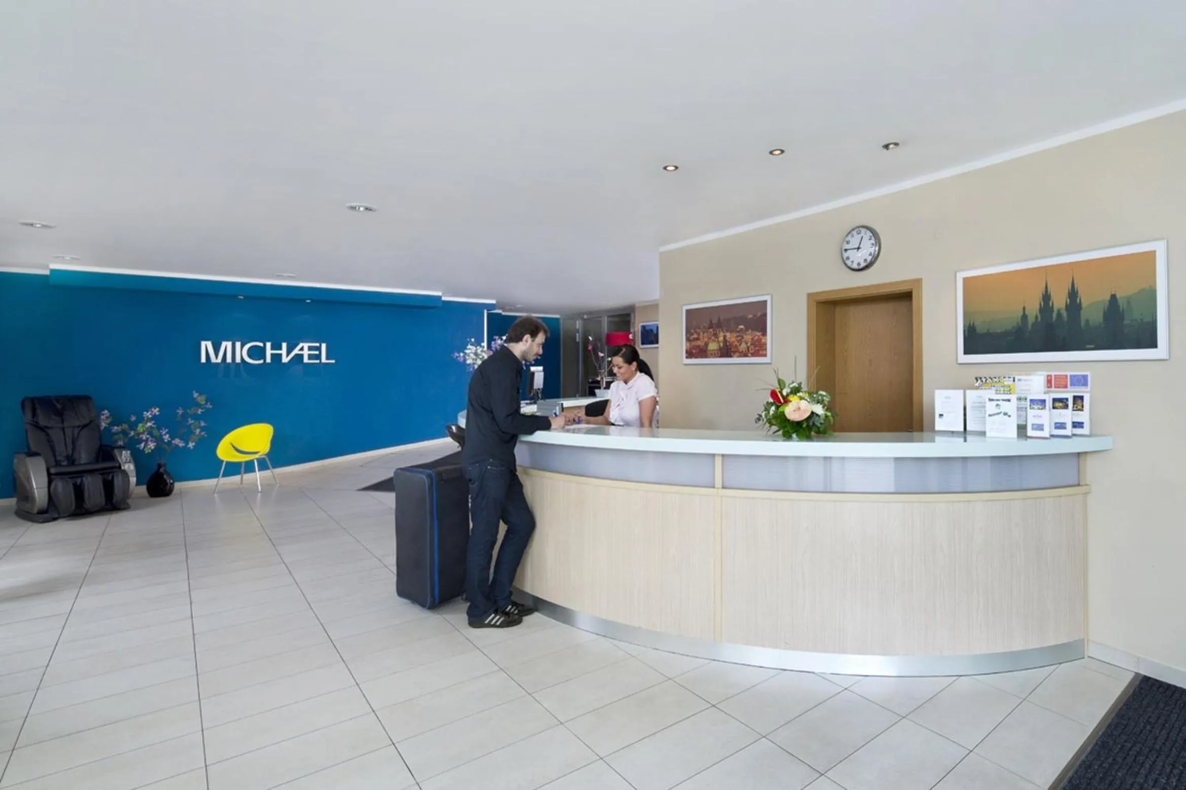 Lobby or reception in Hotel Michael