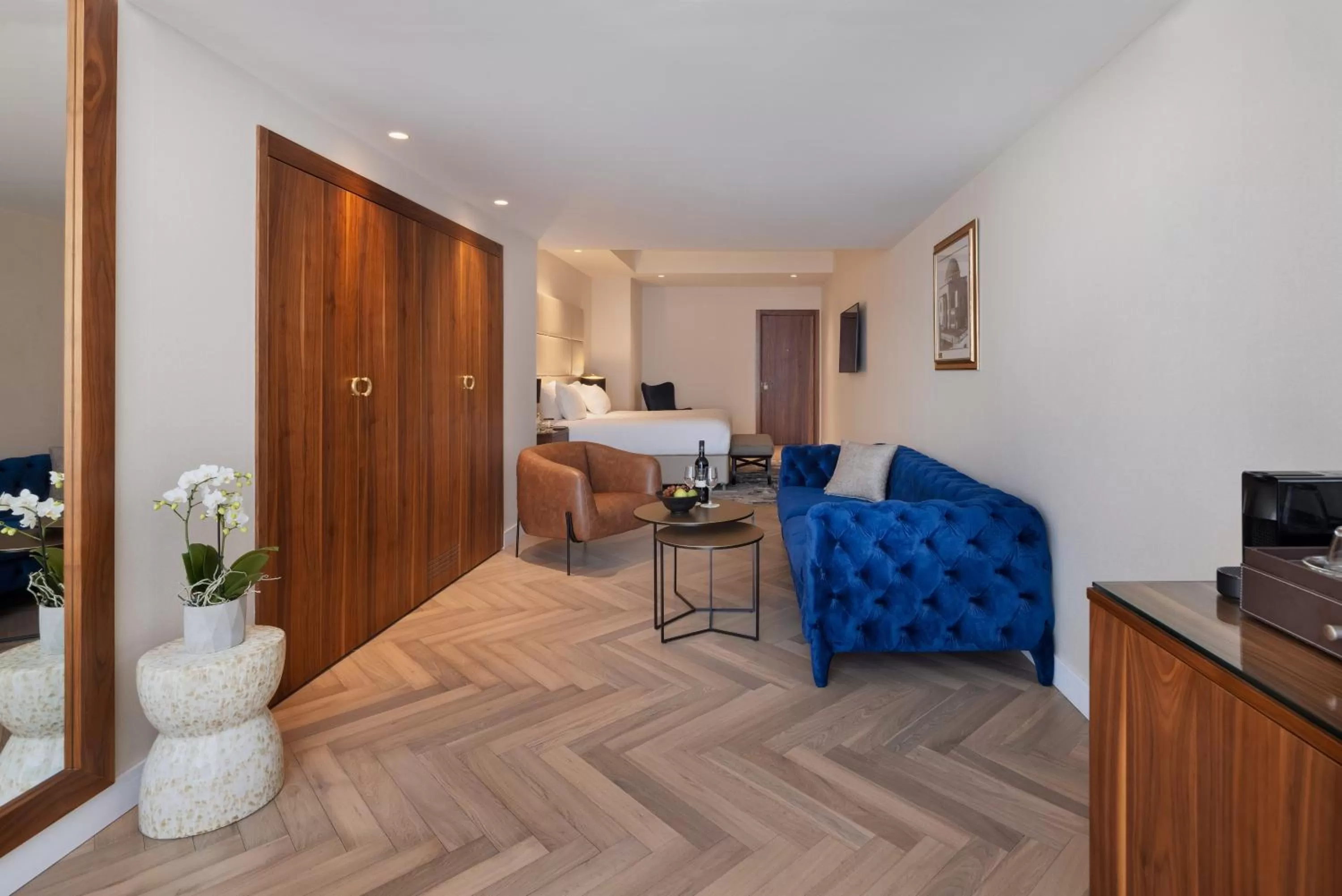 Seating area in Herbert Samuel Opera Tel Aviv