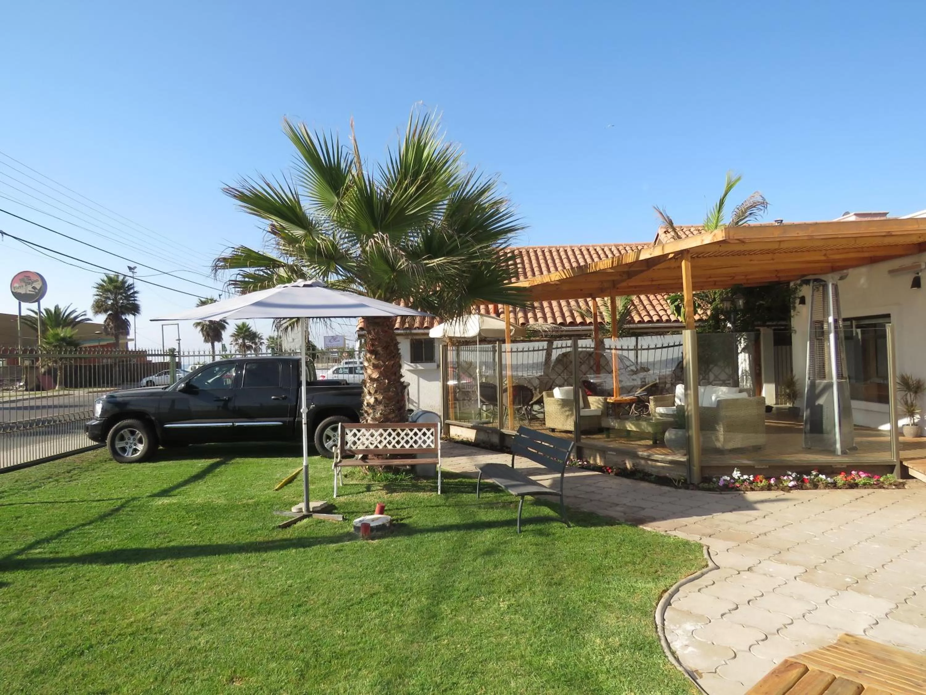 Patio, Garden in Hotel La Fuente