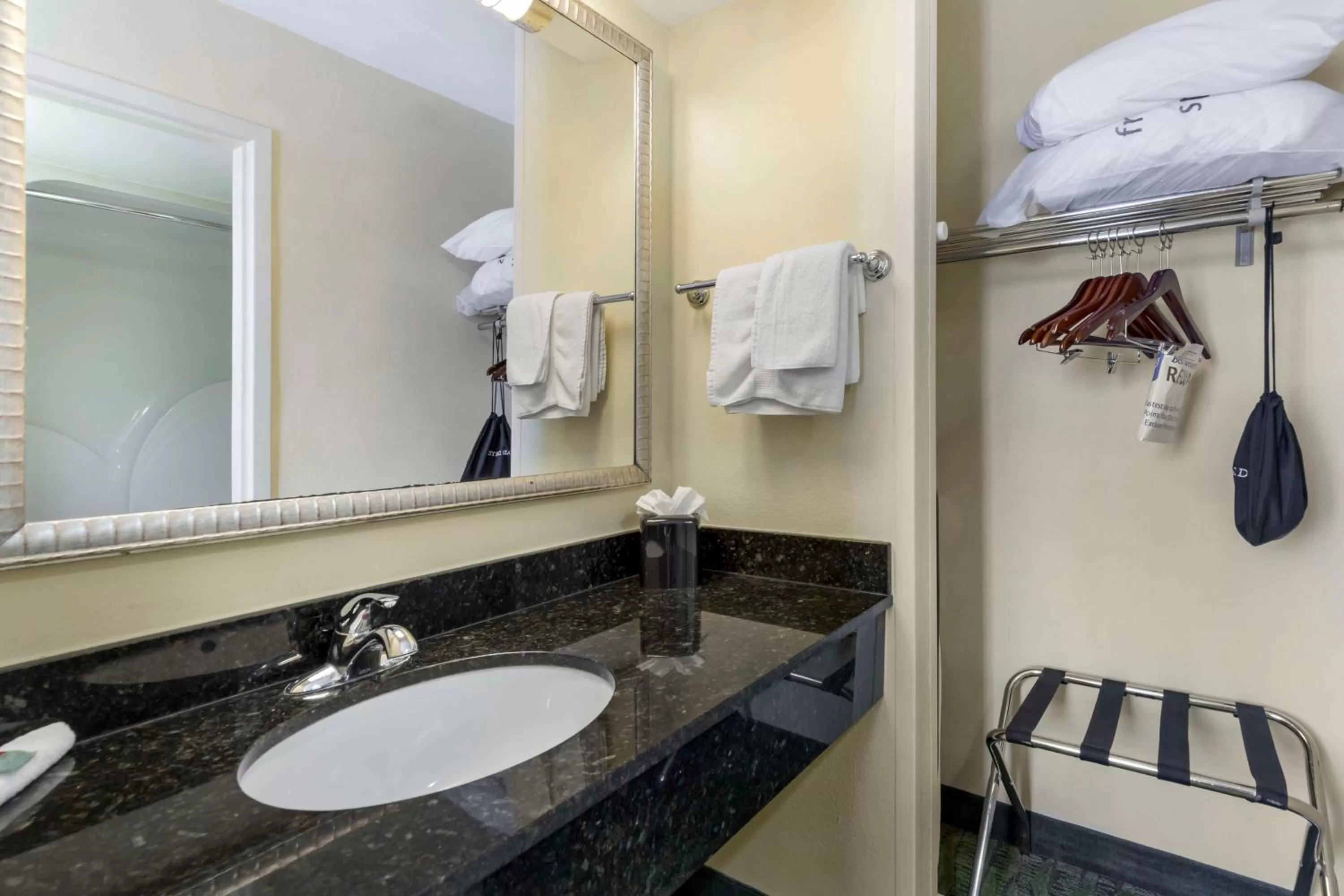 Bathroom in Best Western McAllen Medical Center