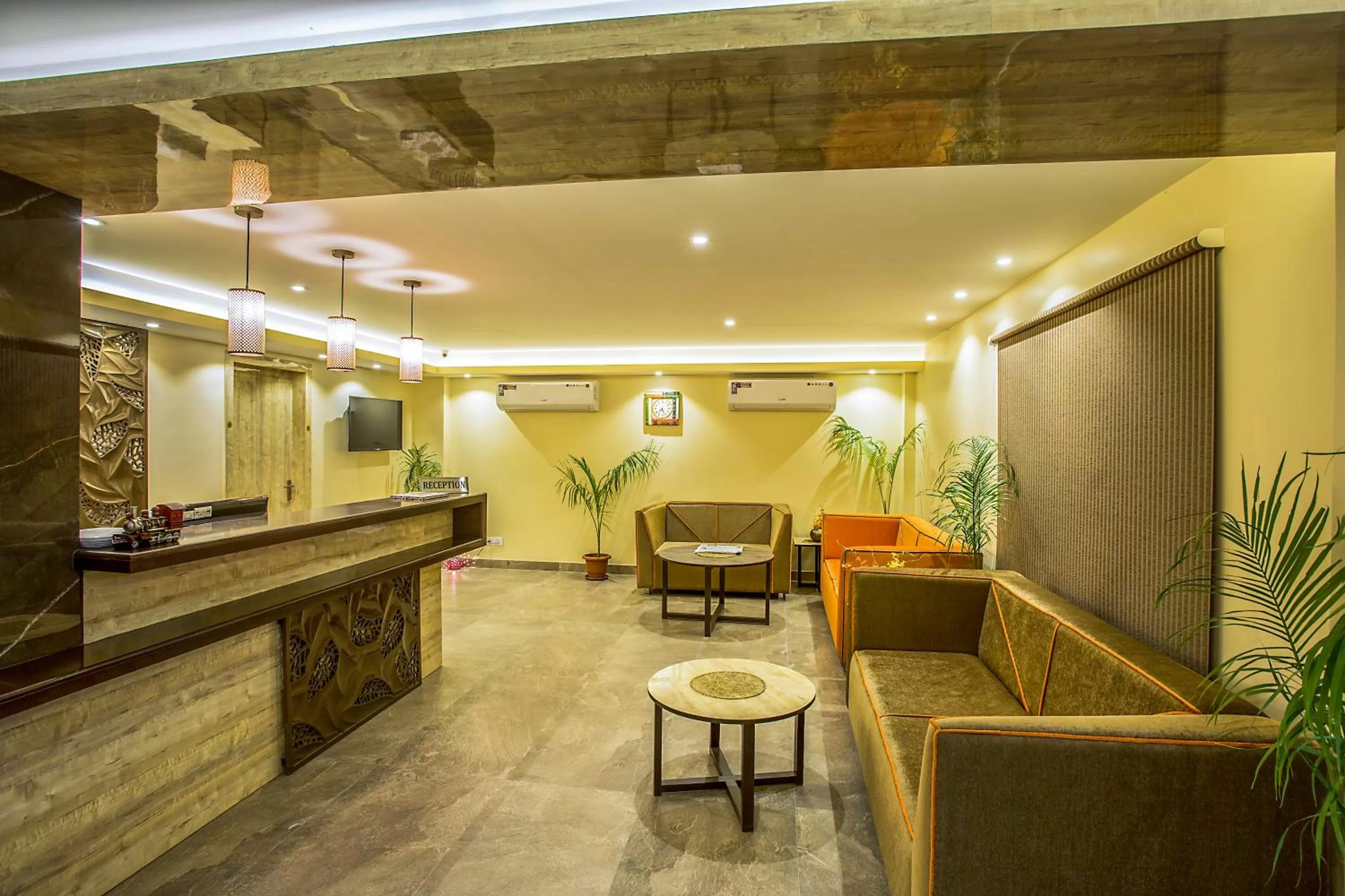 Lobby or reception in Hotel Malisca