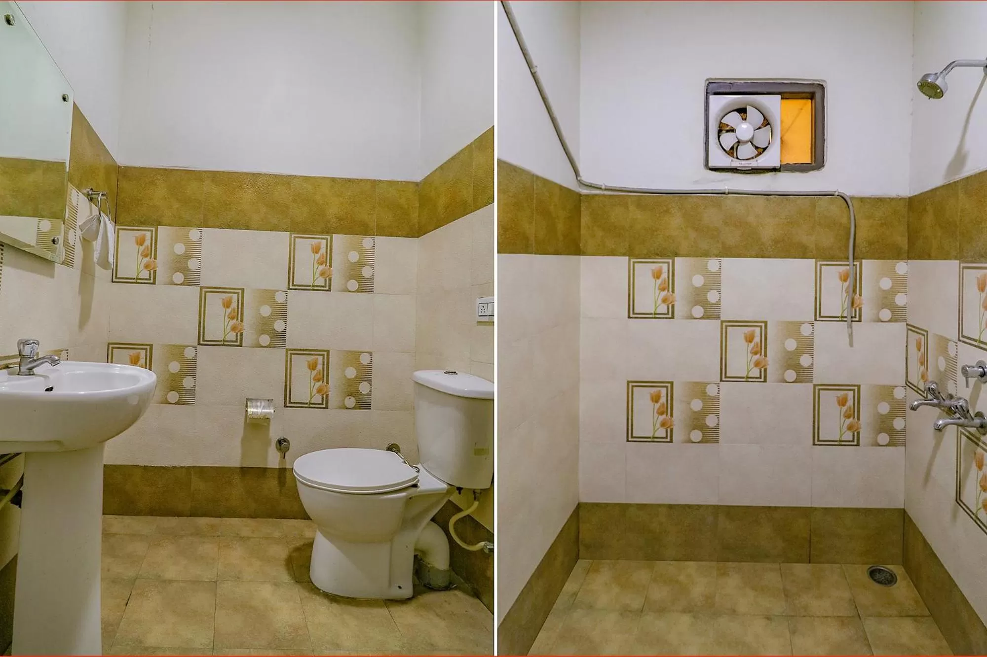 Bathroom in FabHotel Heaven Agya Ludhiana