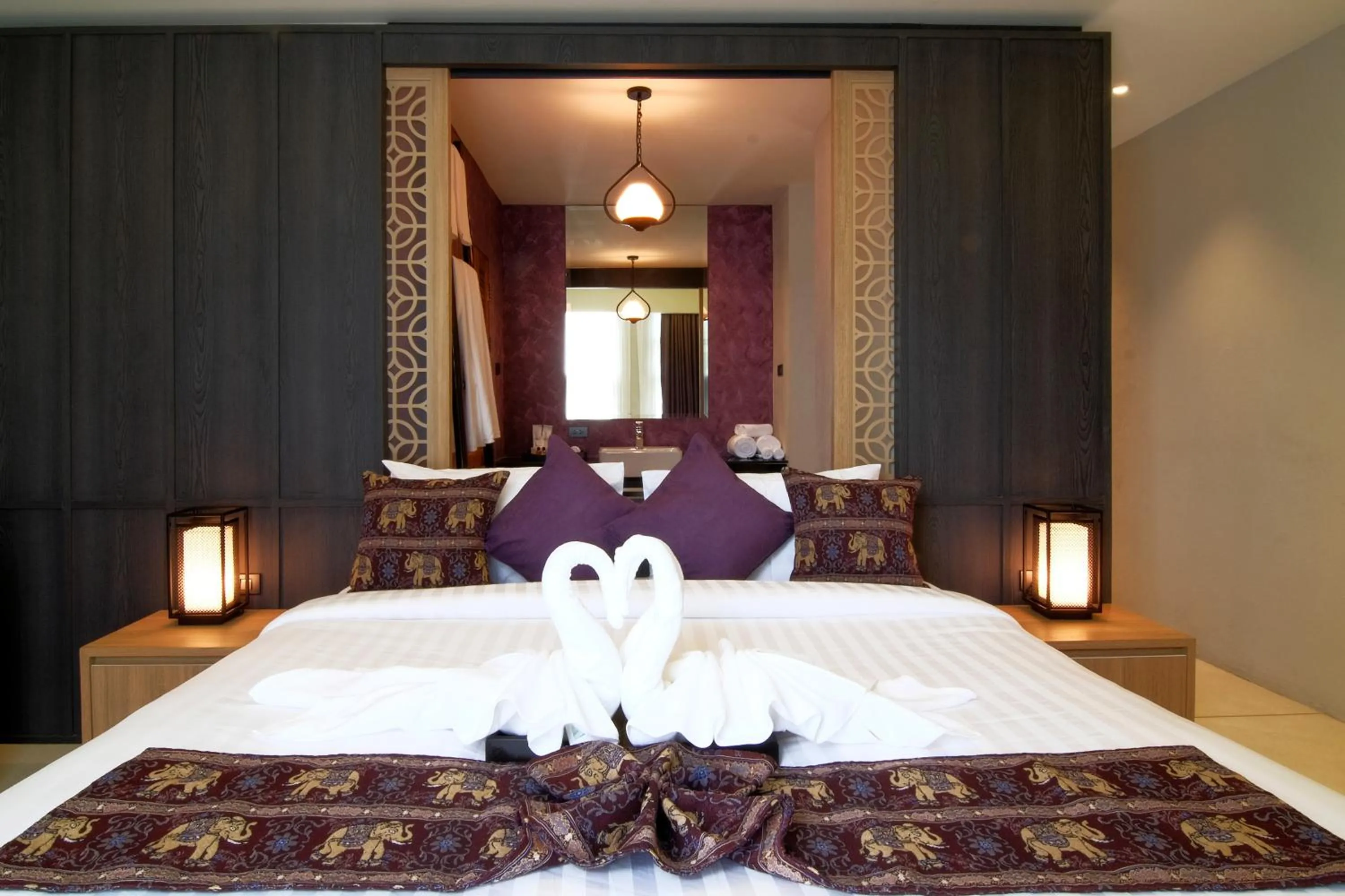 Bed in Tapae Gate Villa