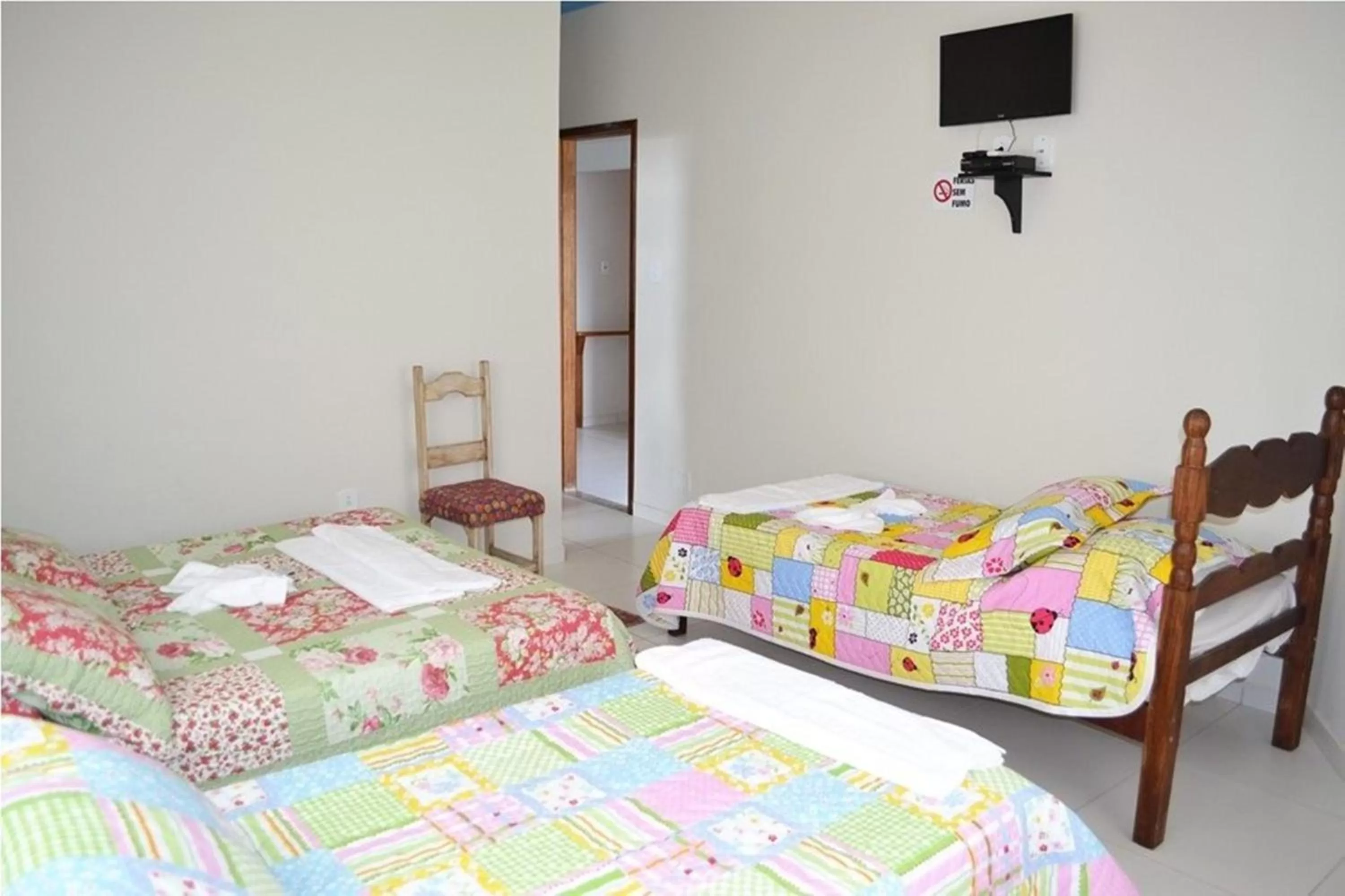 Bed in Pousada Miosotis