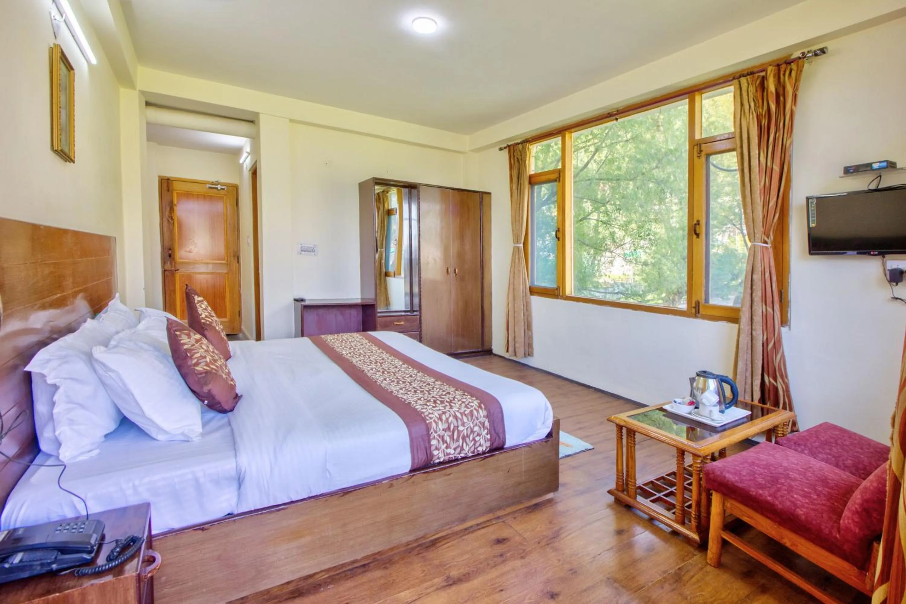 Bed in Thrill Nature Cottage