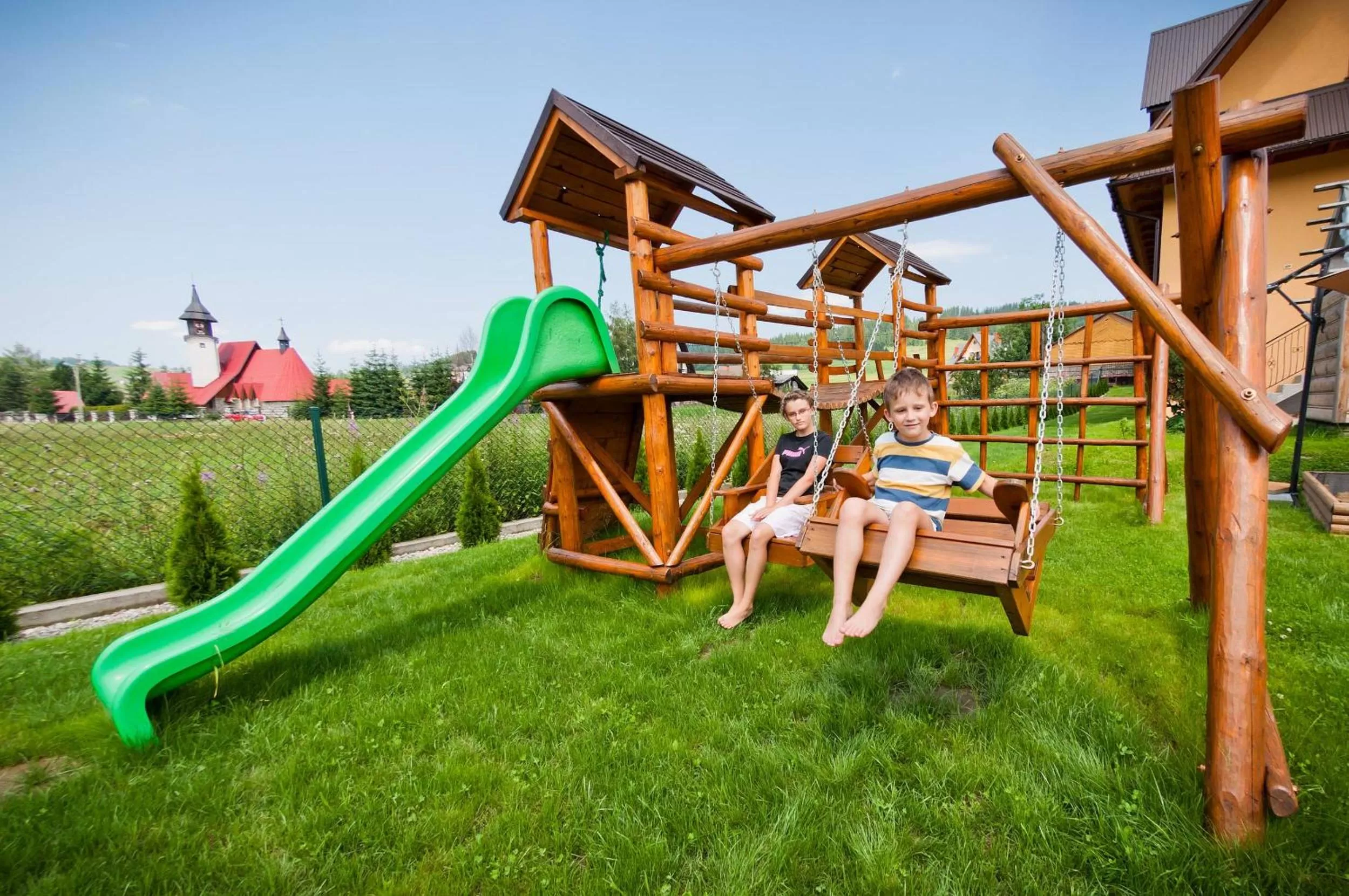 Children play ground in Wynajem Pokoi ,,Góry Tatry Wypoczynek "Paweł Kuczyński
