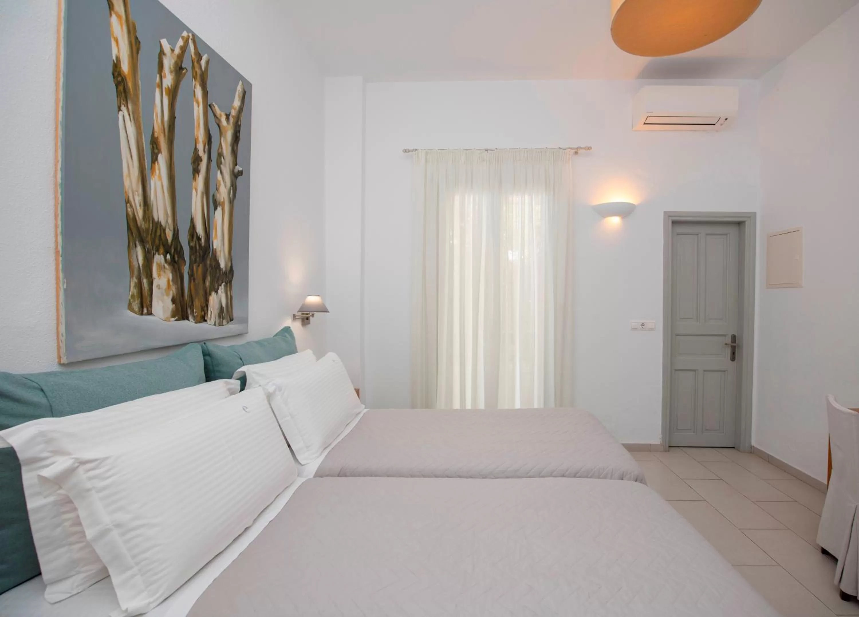 Bedroom, Bed in Elena Hotel Mykonos