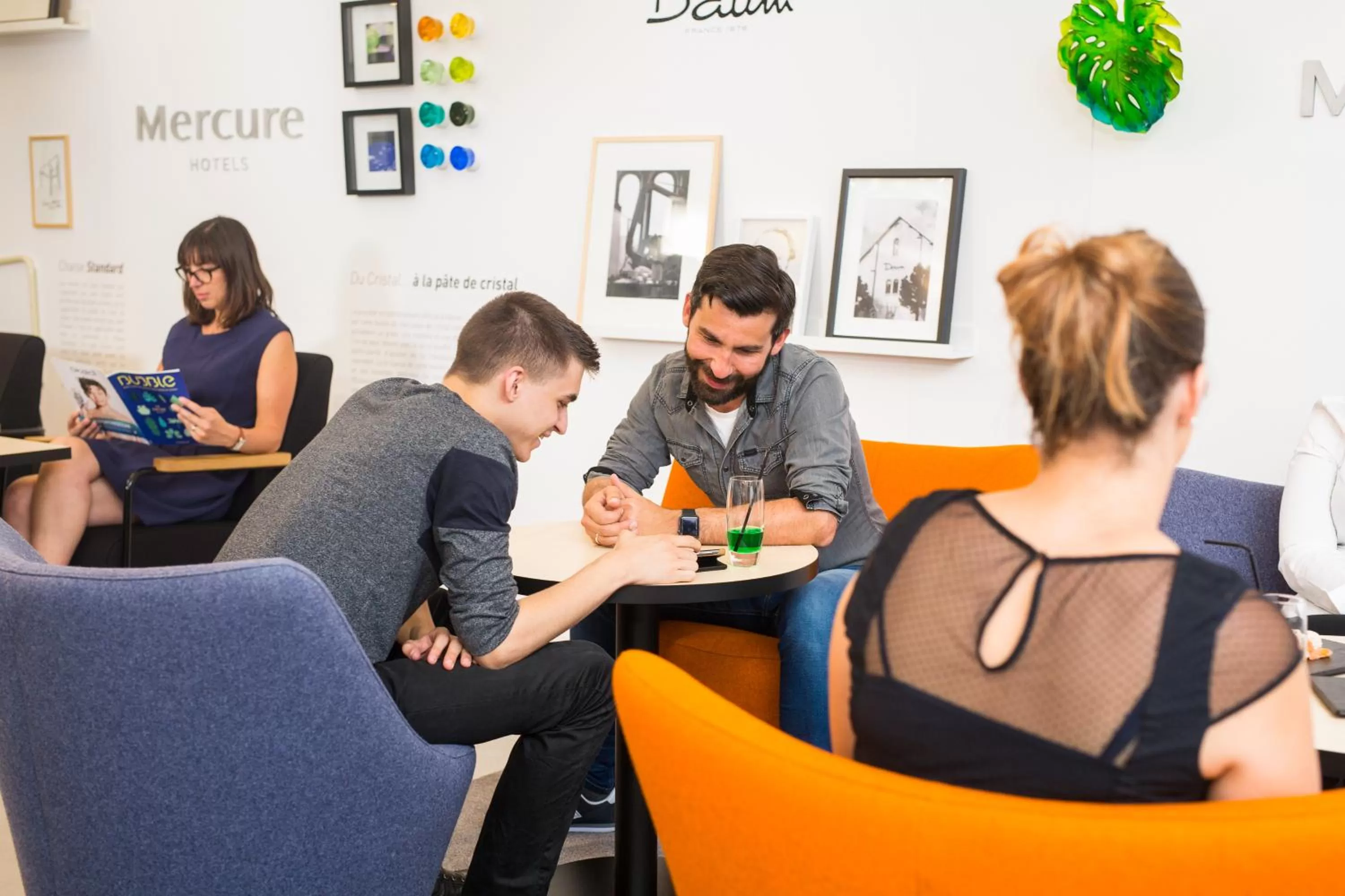 Lobby or reception in Mercure Nancy Centre Gare