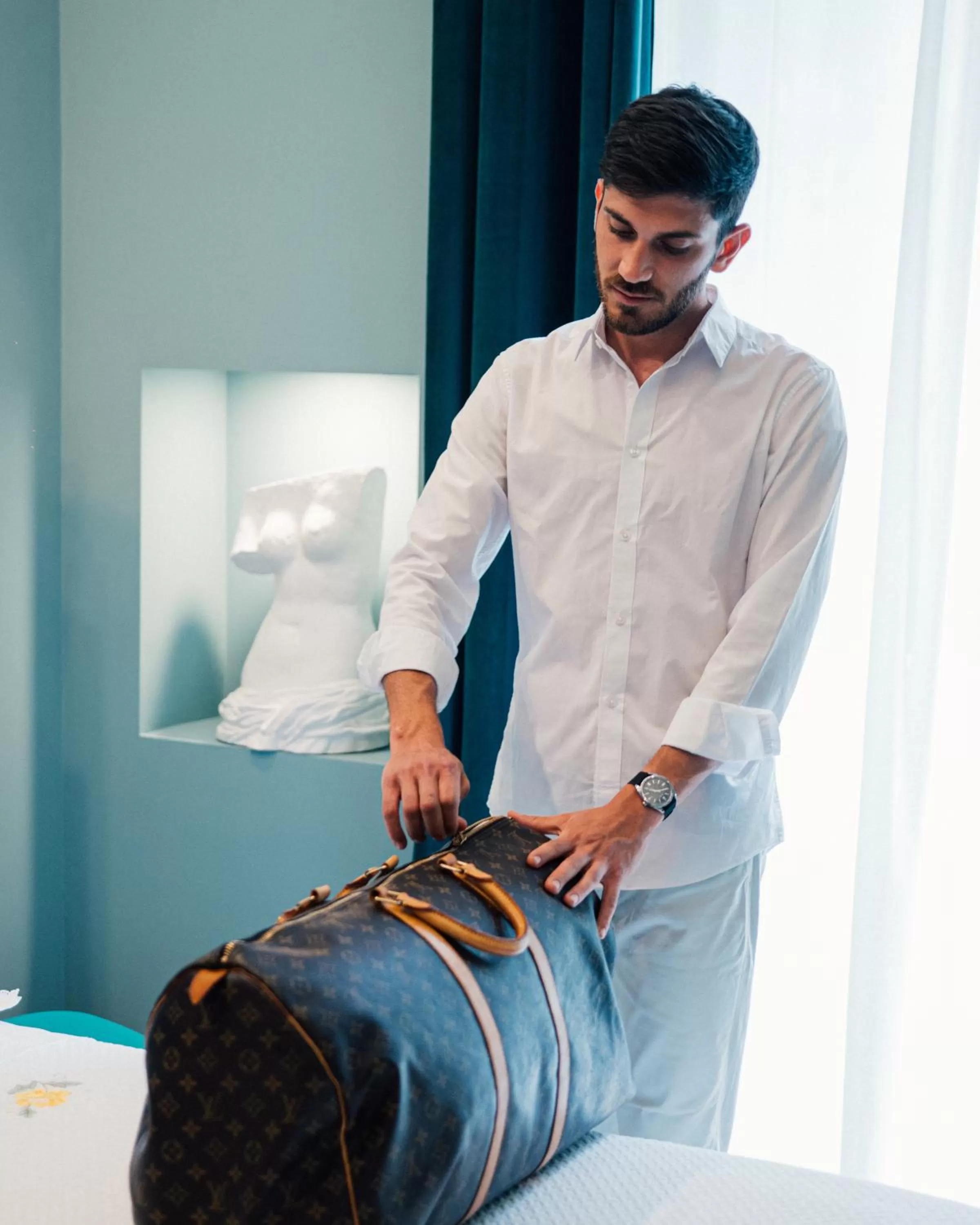 People in Aron Only Suites Bed and Breakfast