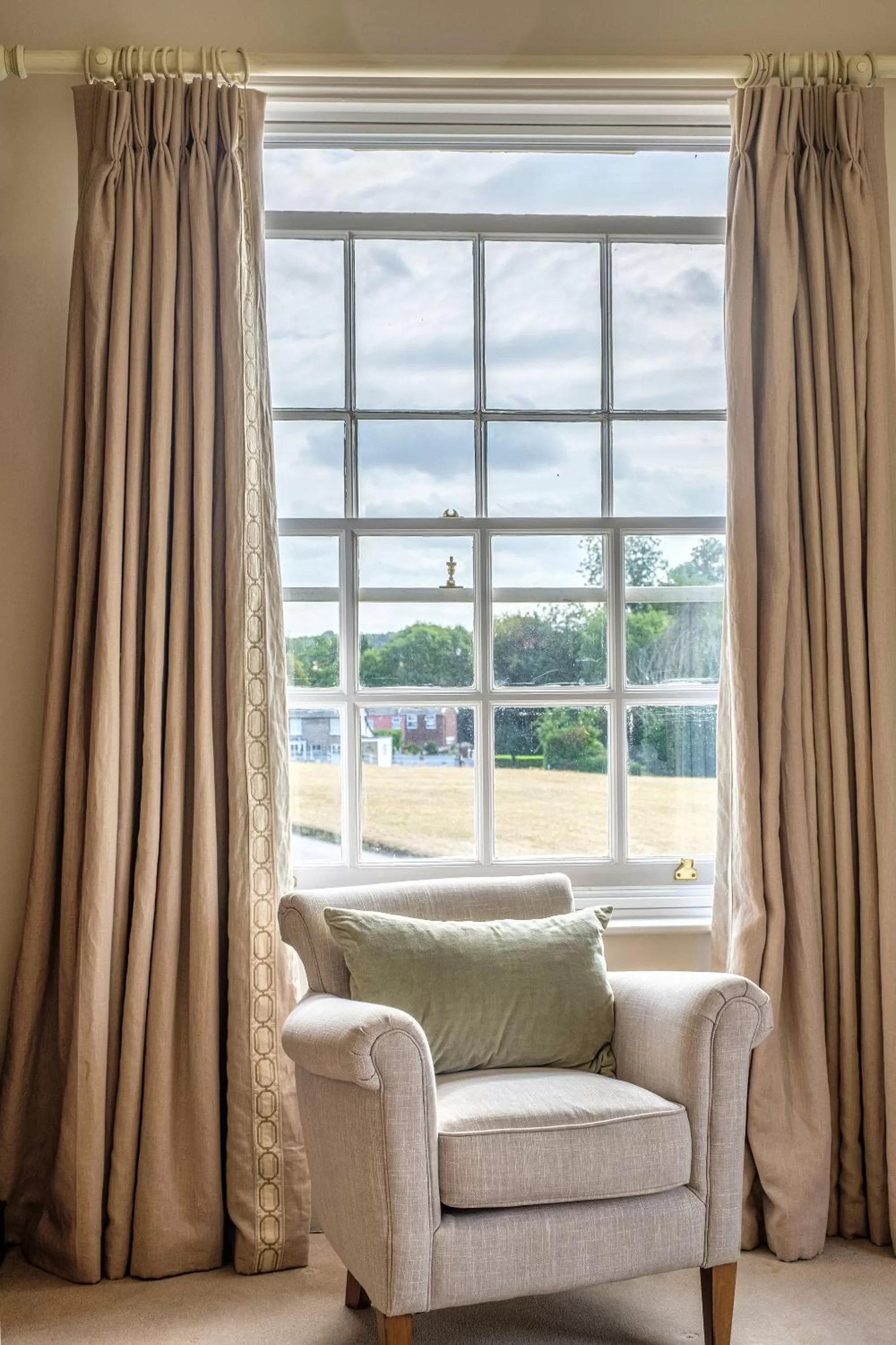 Natural landscape in The Black Lion, Long Melford