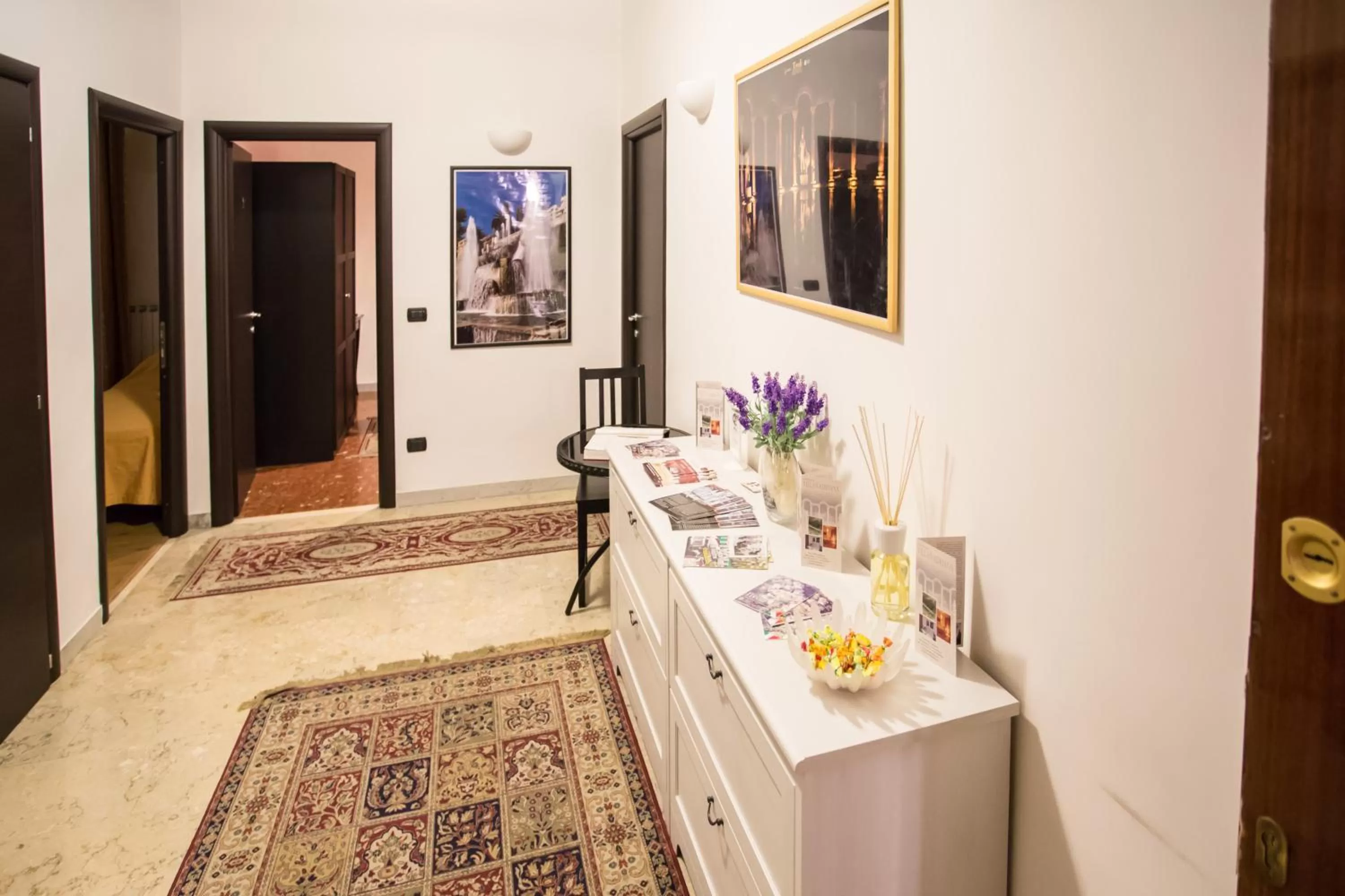 Lobby or reception, Bed in B&B Villa Adriana