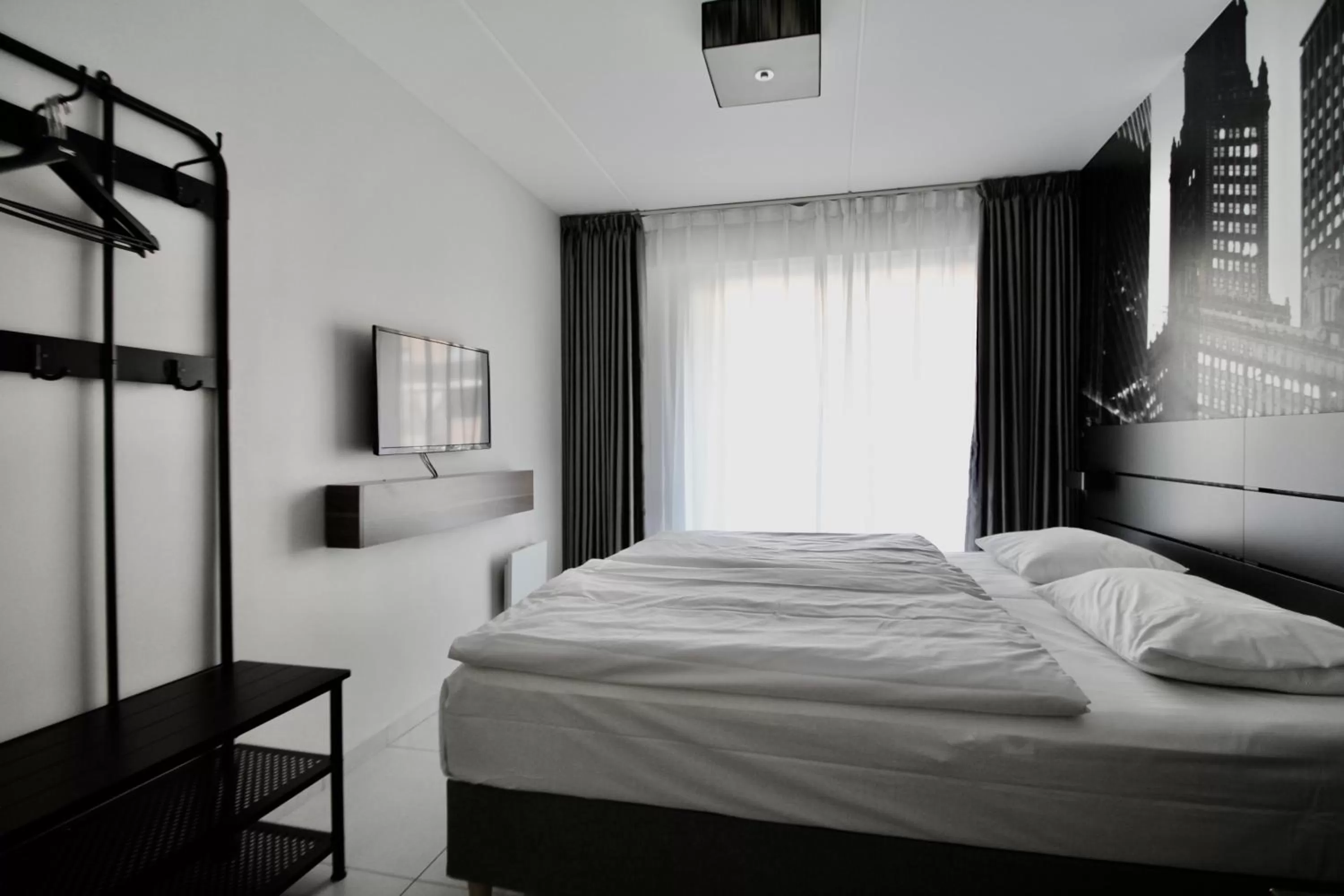 Bed in Super Stay Hotel, Oslo