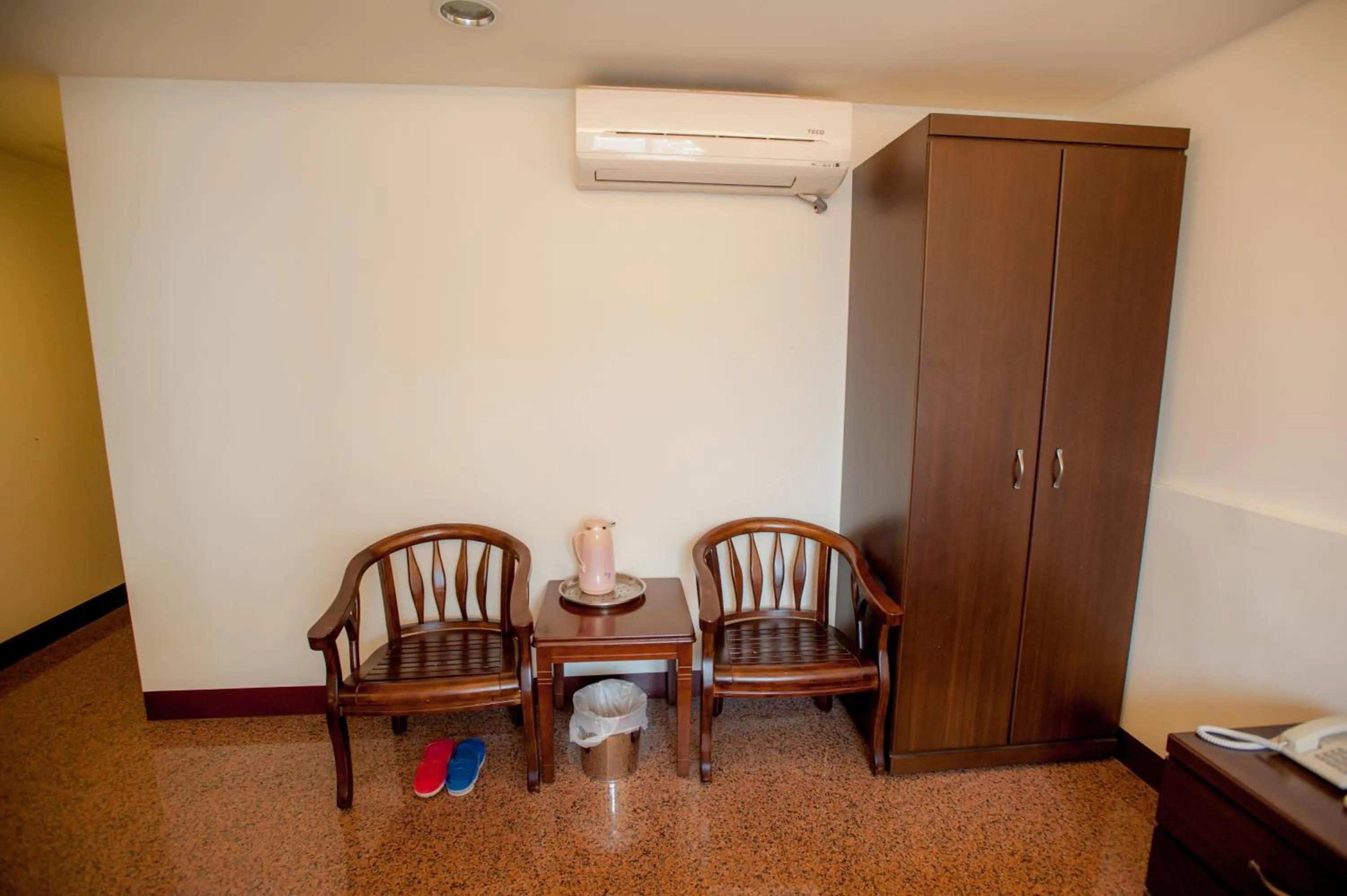Seating area in Chantai Hotel