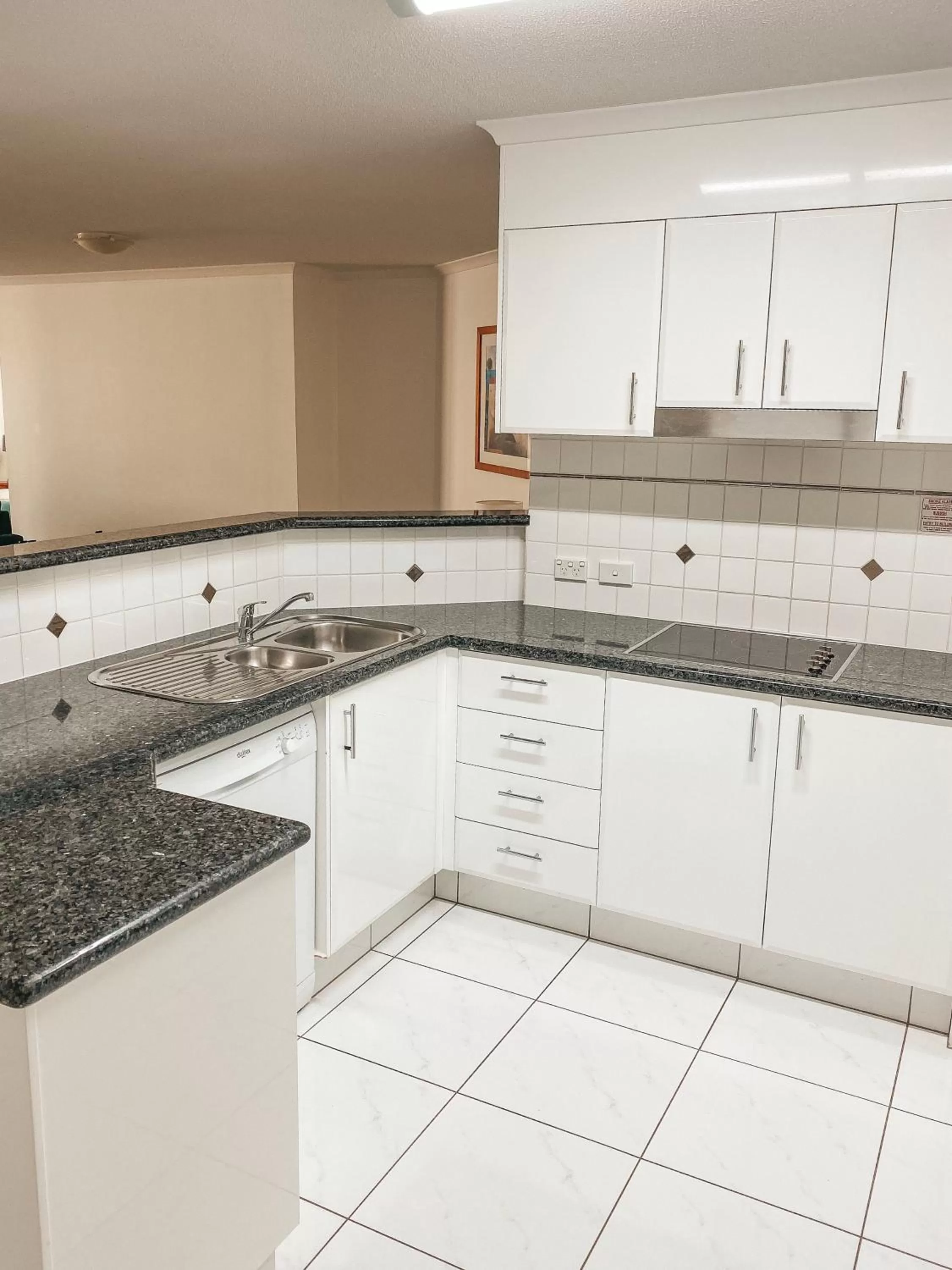 Kitchen or kitchenette in Bargara Blue Resort