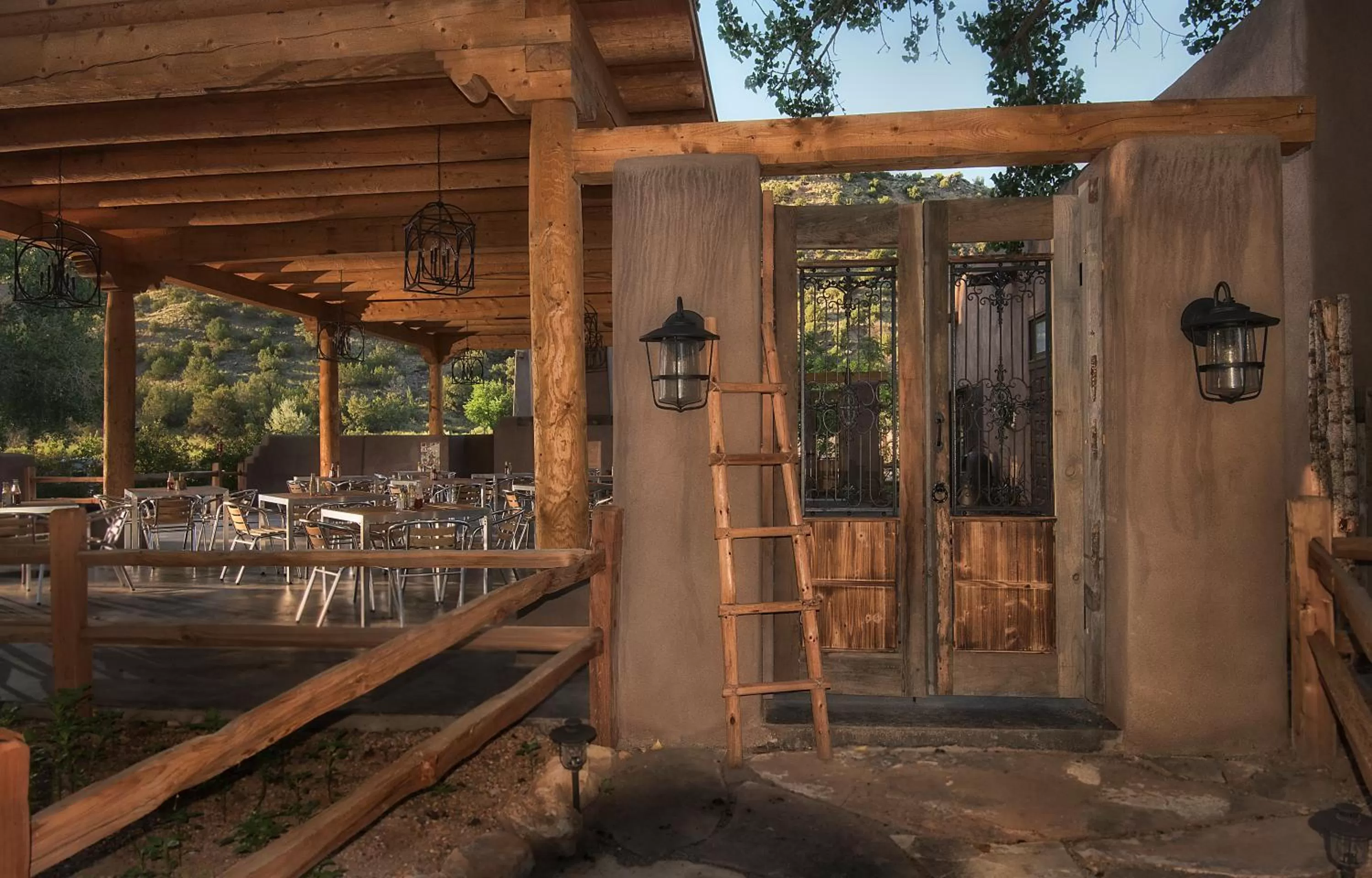 Patio in Abiquiu Inn