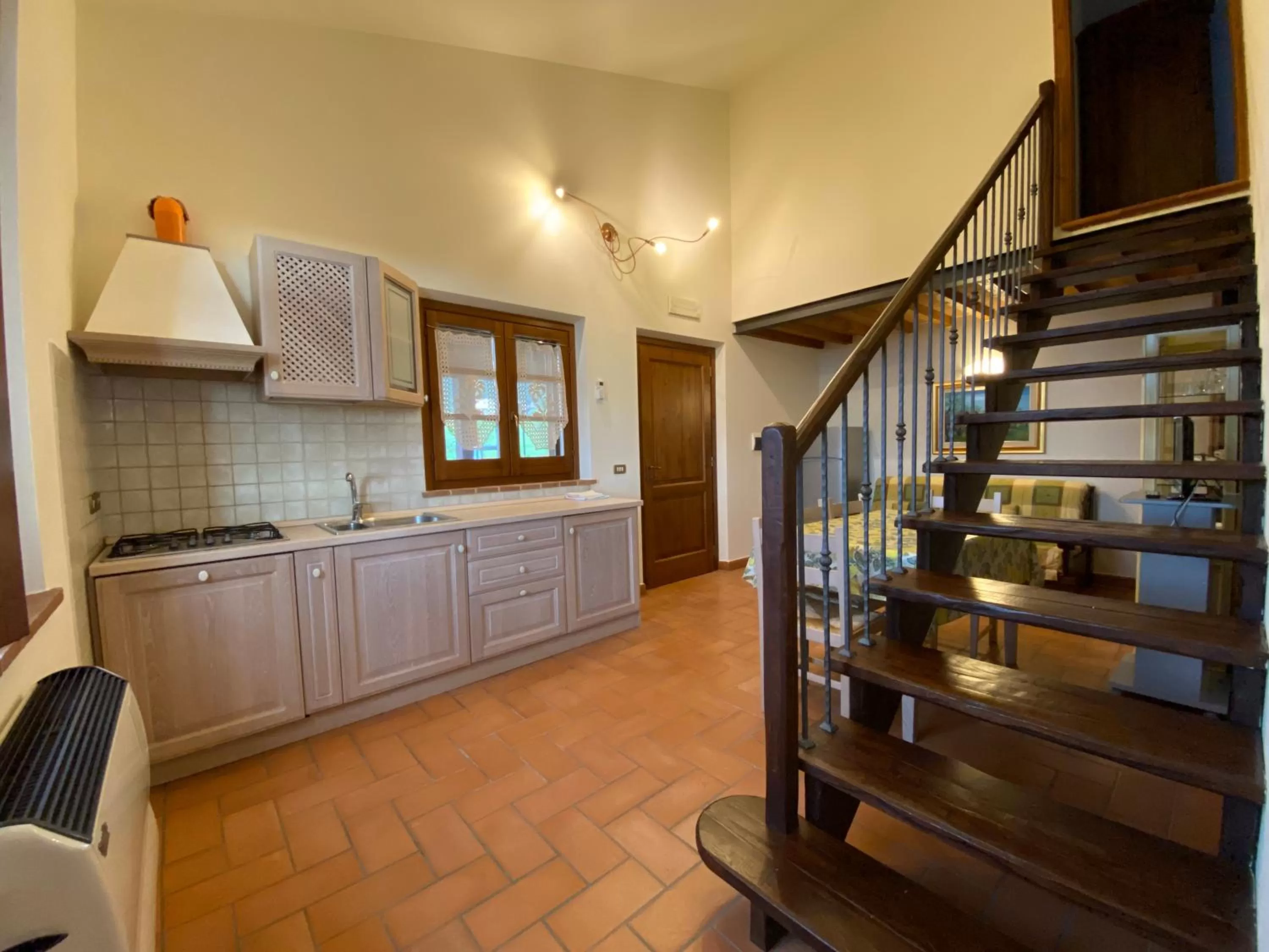 Dining area, Kitchen/Kitchenette in Tenuta Badia '99