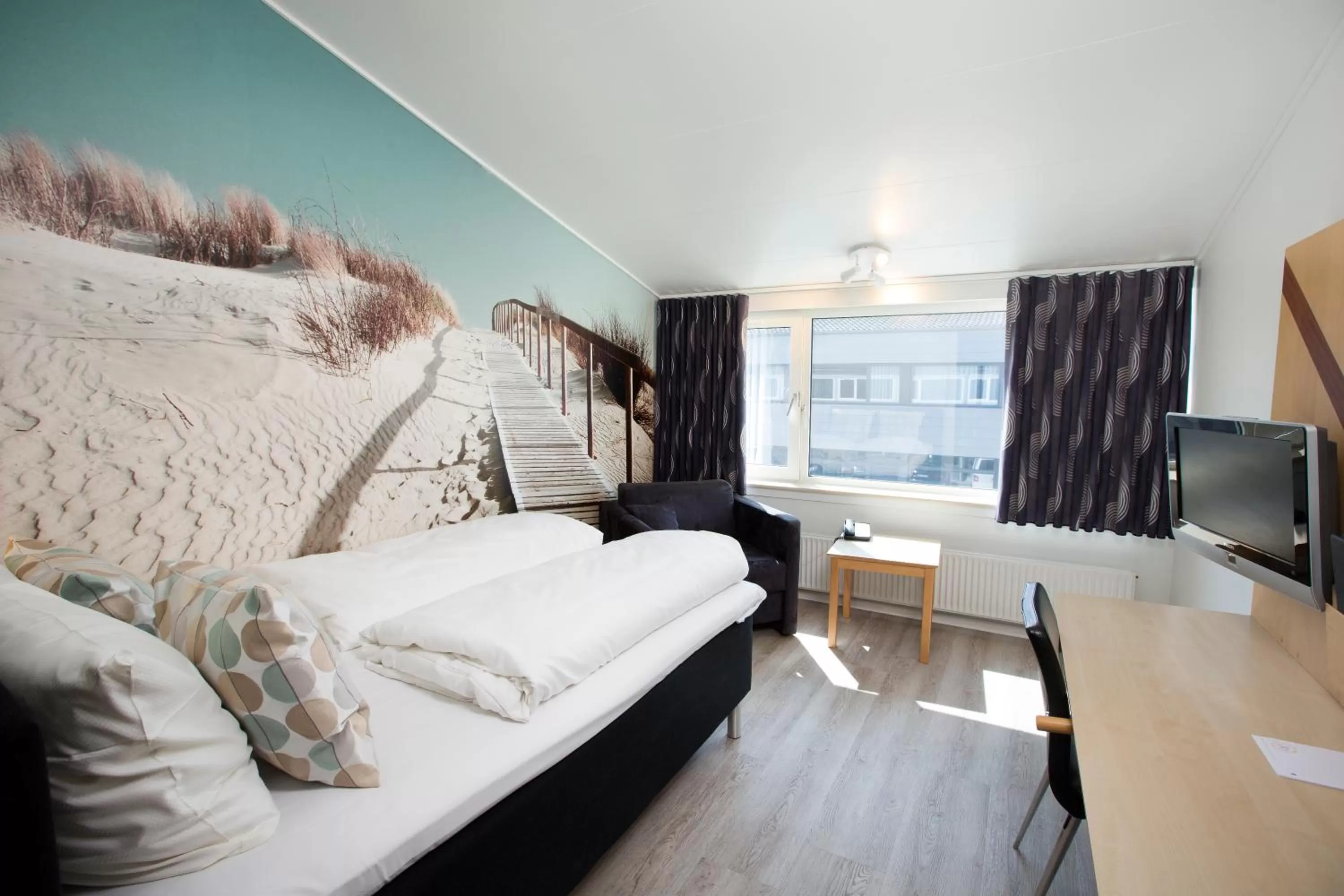 Bedroom, Bed in Hotel Hedegaarden