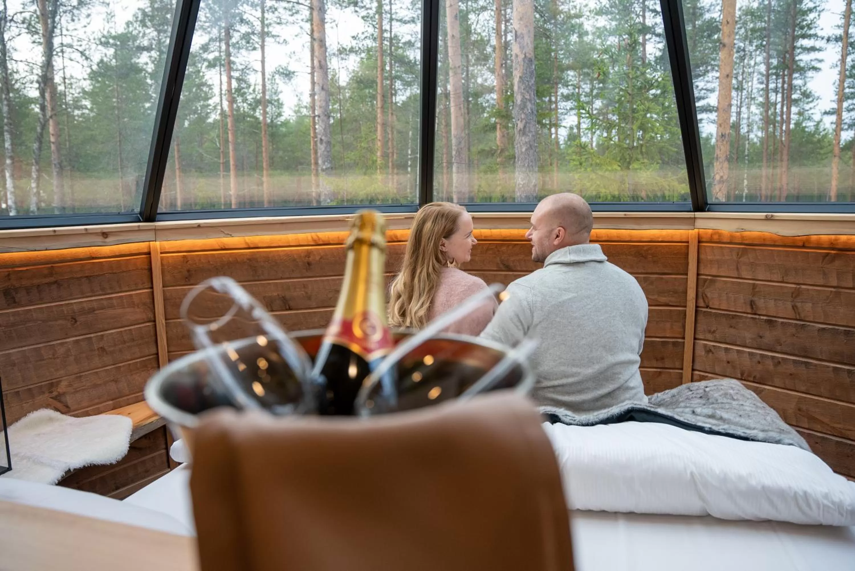 Bed in Hotel & Spa Resort Järvisydän