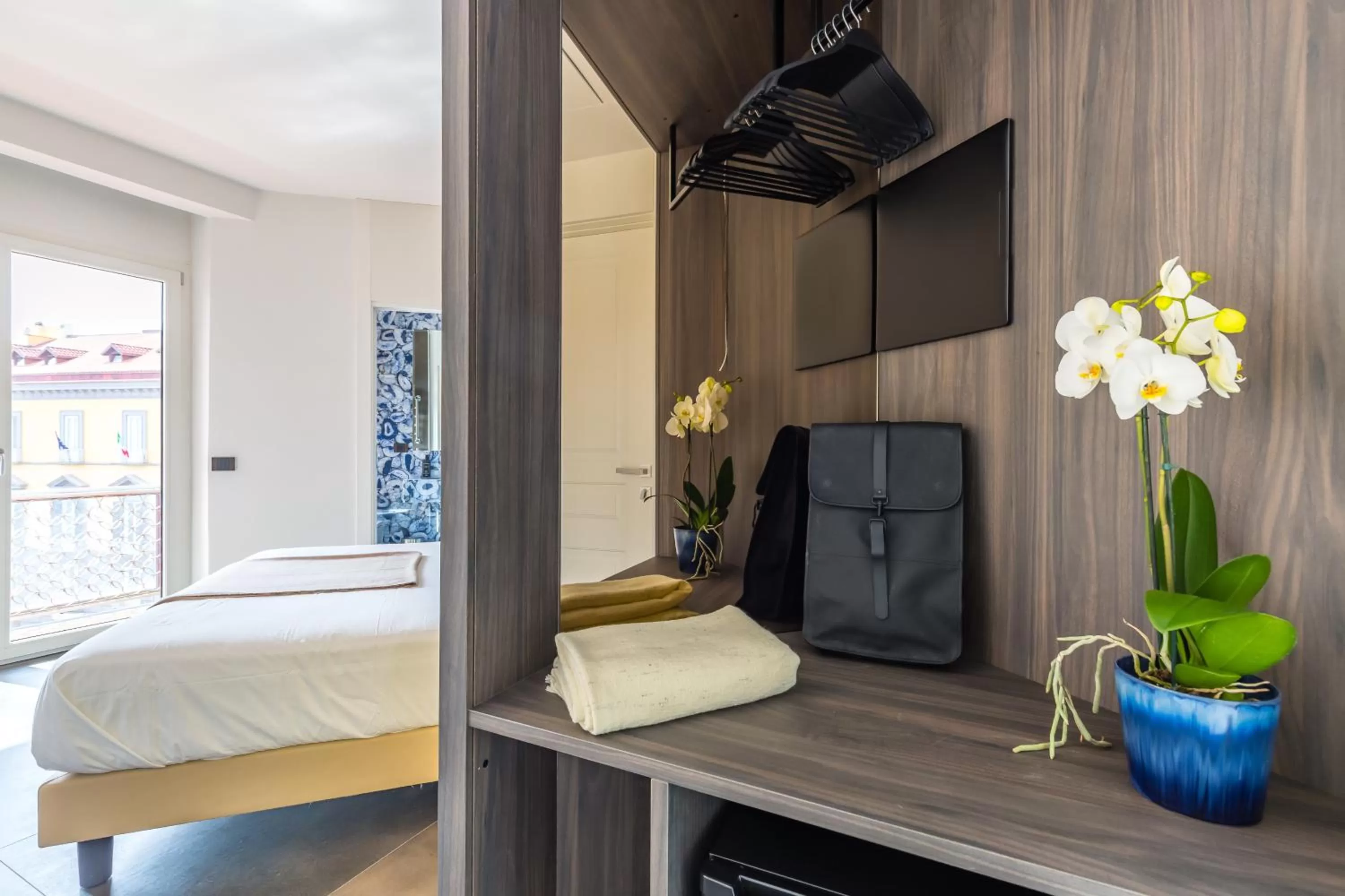 Bed in Dei Martiri Suite