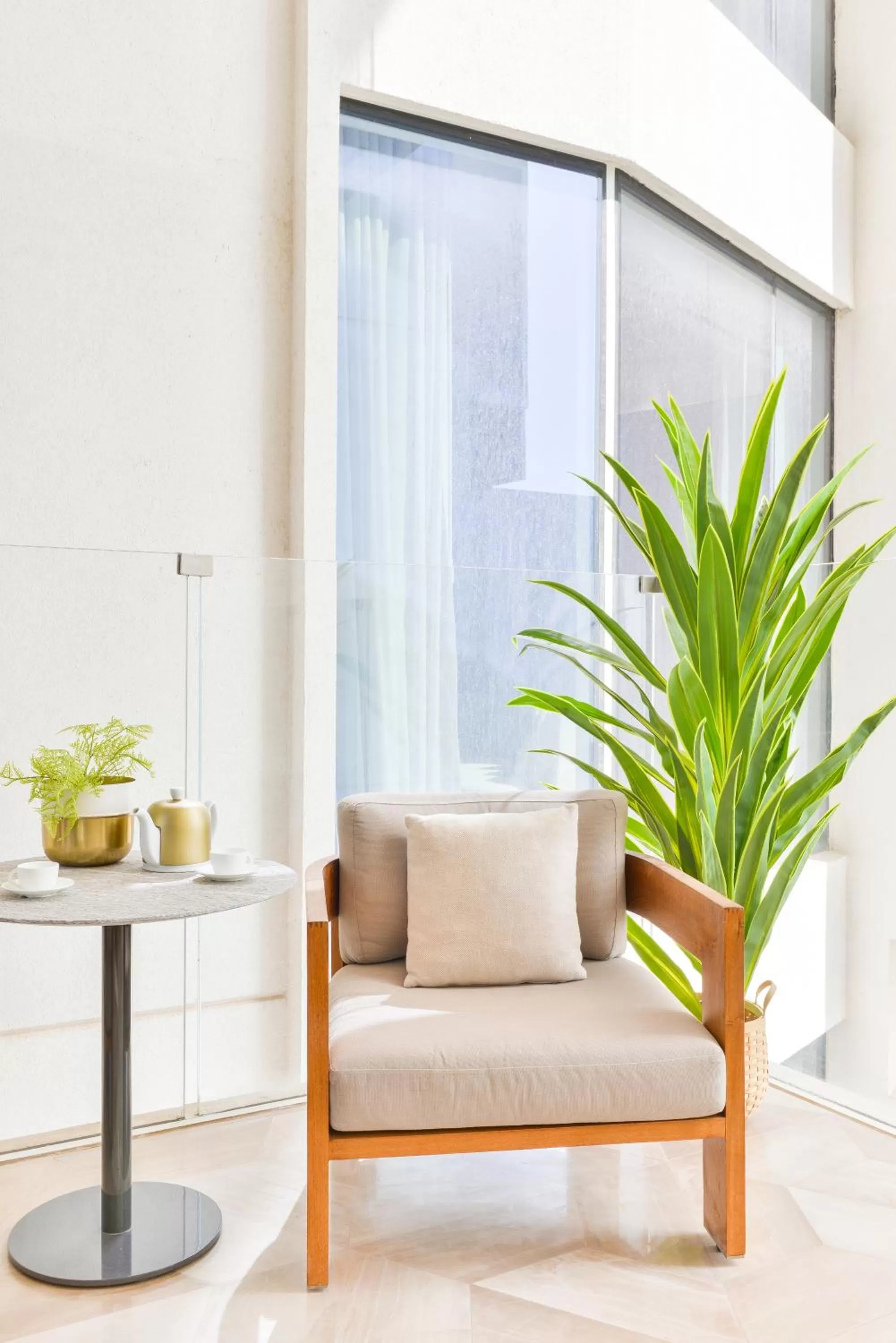 Balcony/Terrace, Seating Area in Five Palm Residences