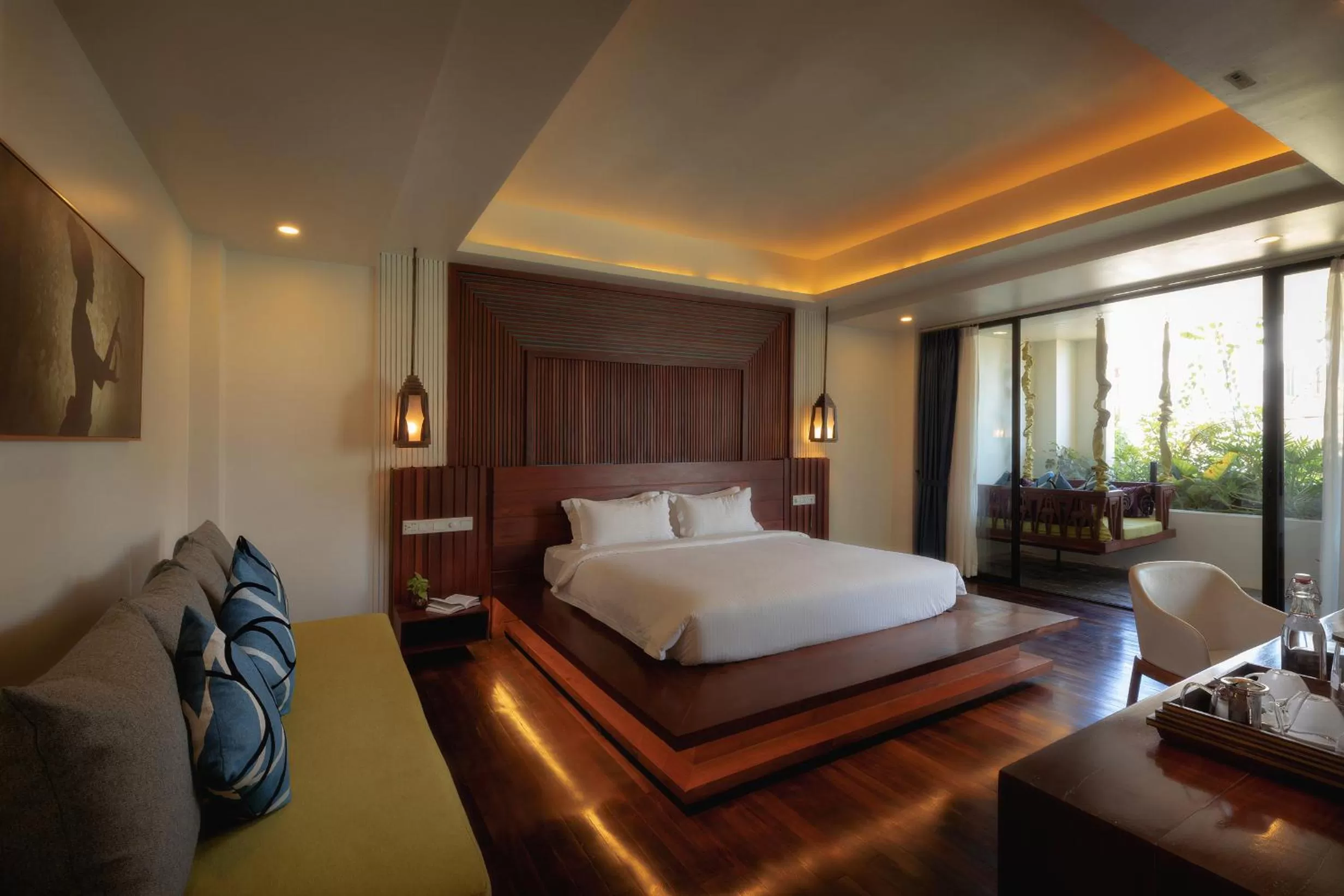 Seating area, Bed in HARI Residence & Spa