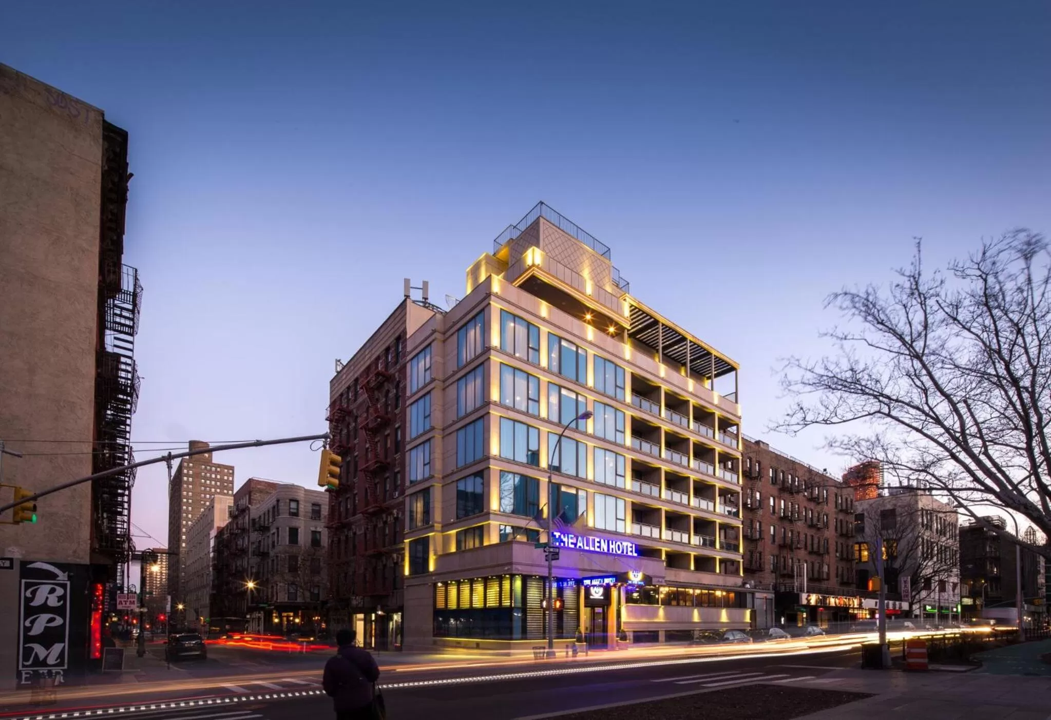 Street view in The Allen Hotel