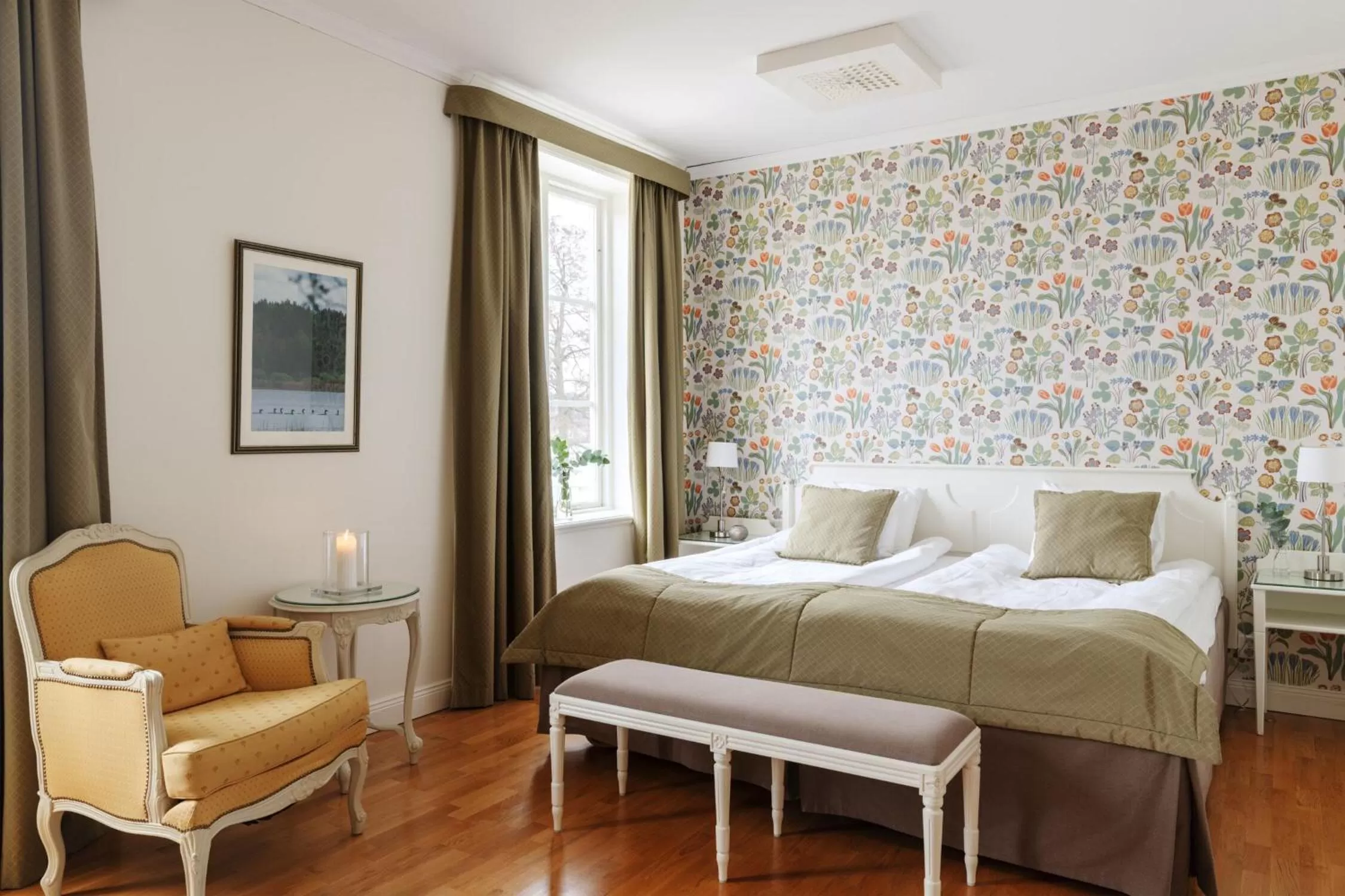 Balcony/Terrace, Bed in Lejondals Slott