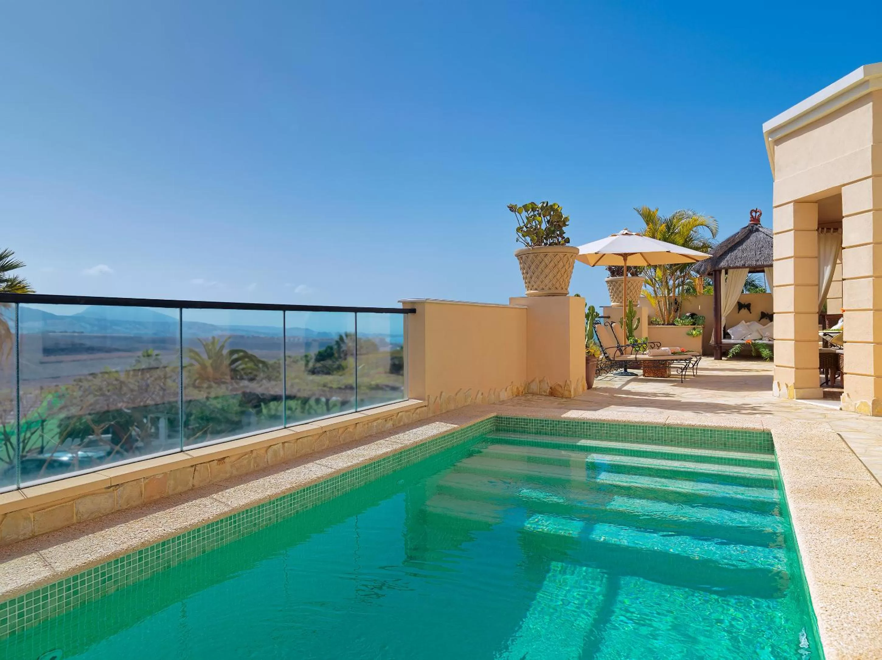 Swimming pool in Royal Garden Villas, Luxury Hotel