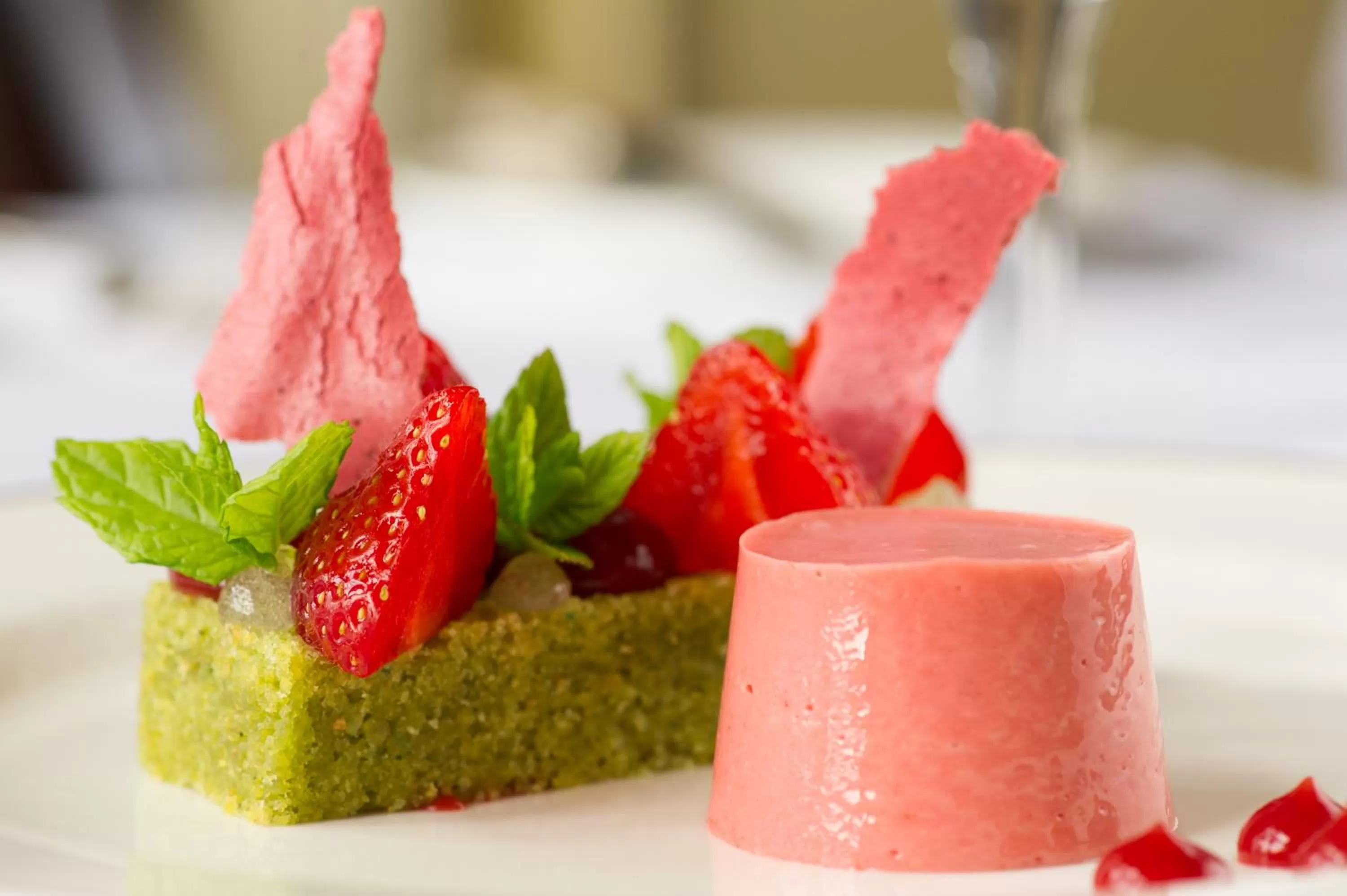 Food close-up in Bodysgallen Hall and Spa