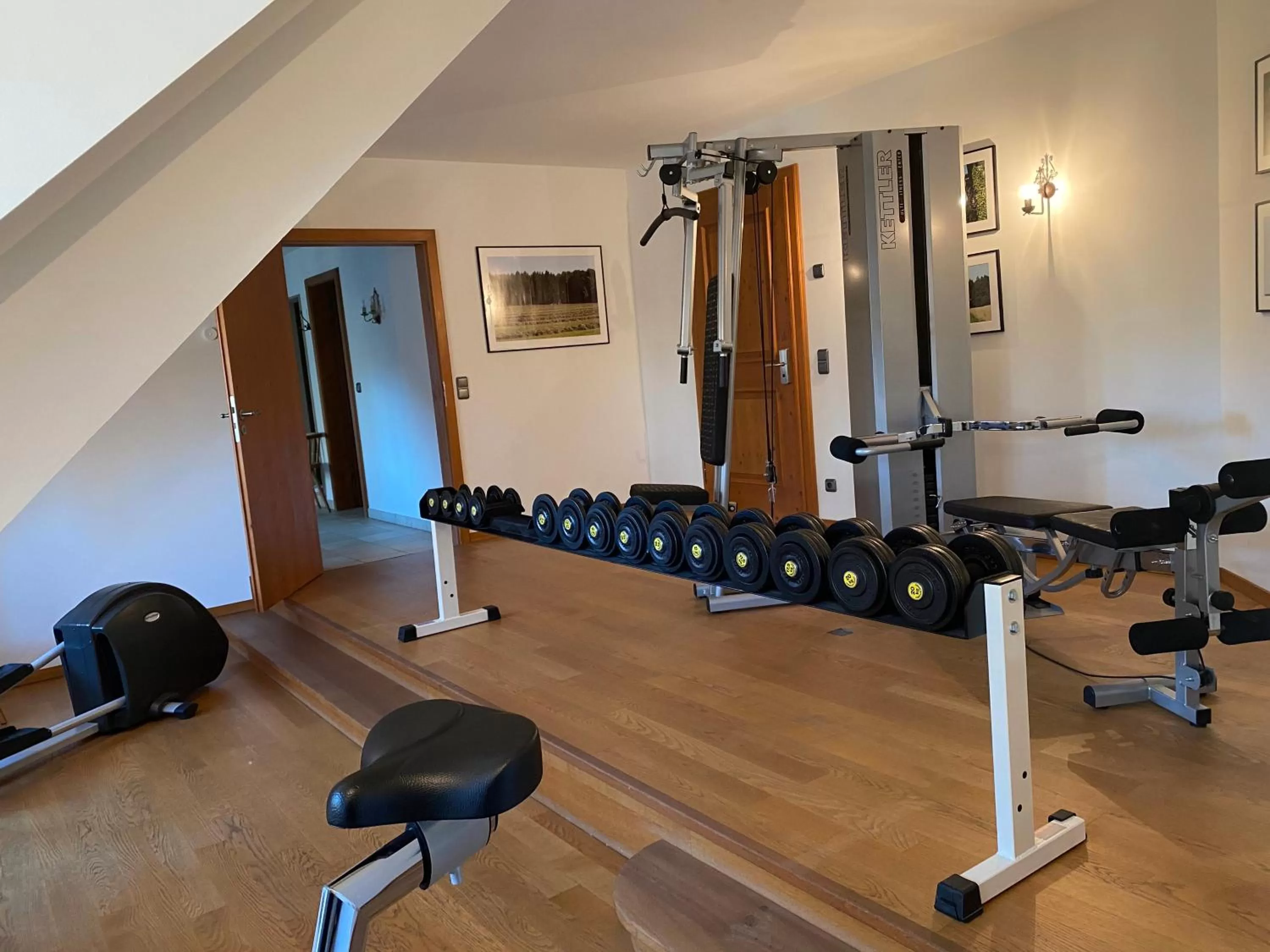 Fitness centre/facilities in Brauereigasthof-Hotel Aying