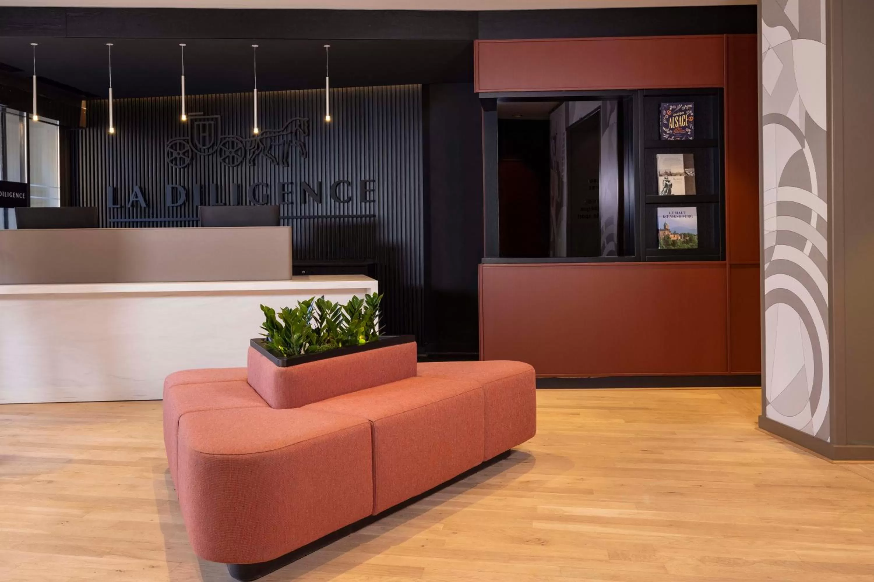 Living room in Hotel La Diligence