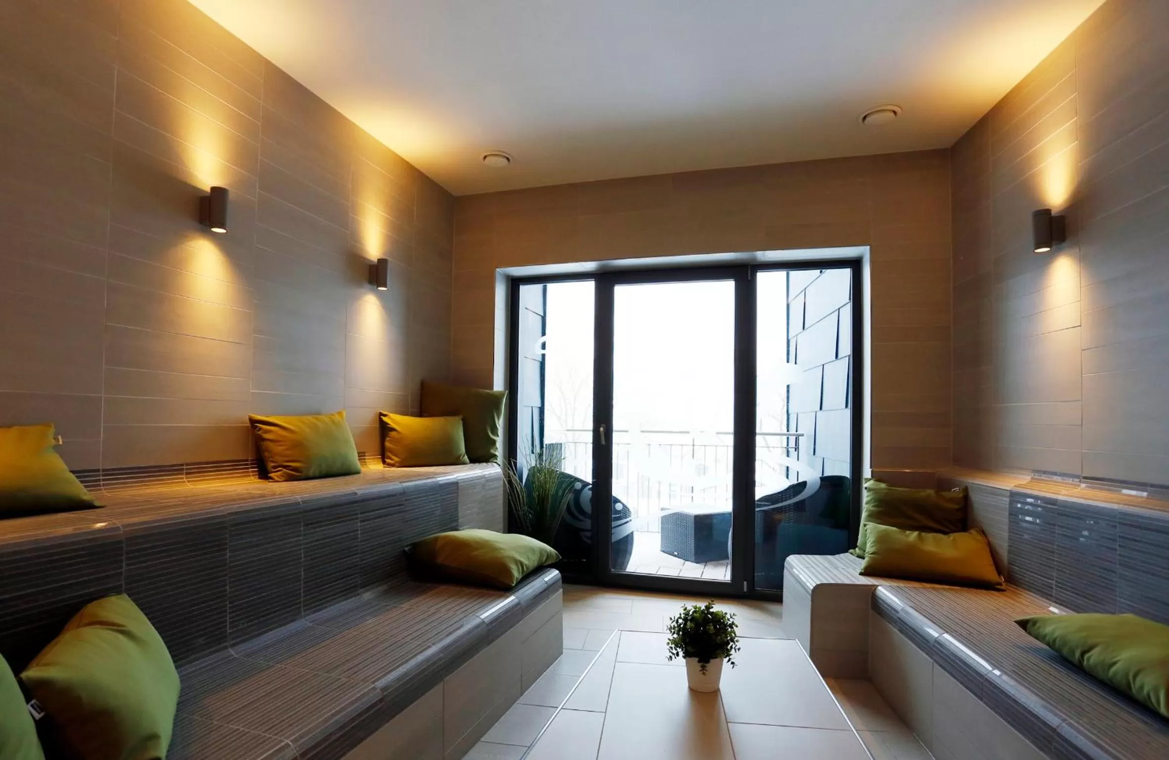 Sauna, Bed in Villa Silva - Oberhof