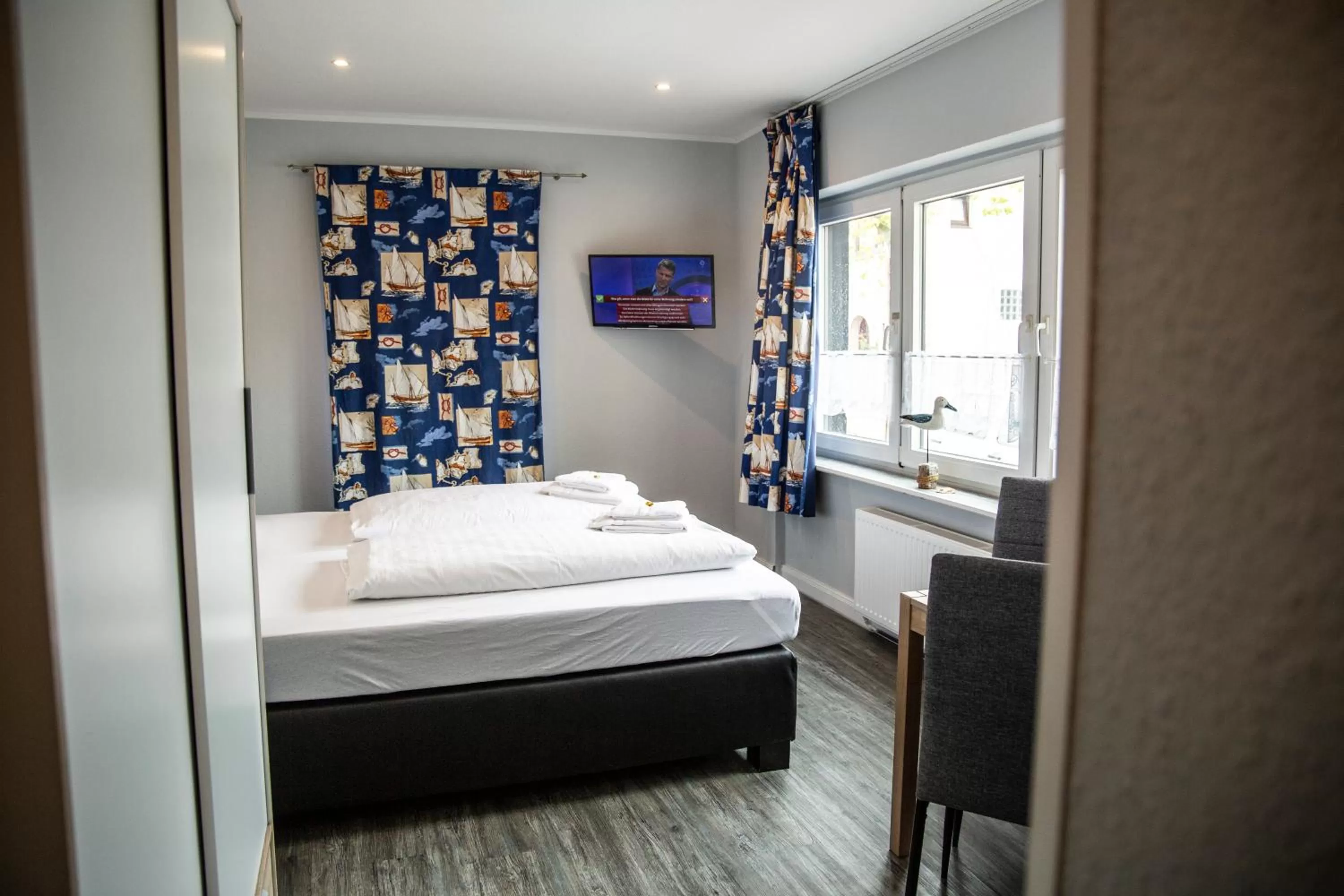 Bed in Hotel Tum Stüürmann