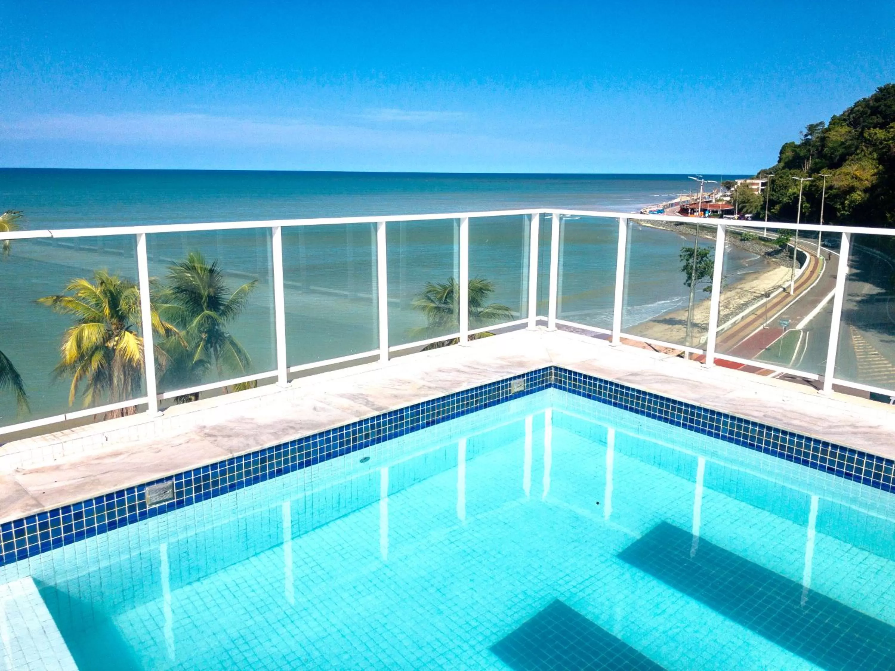 Pool view in BLUE SUNSET