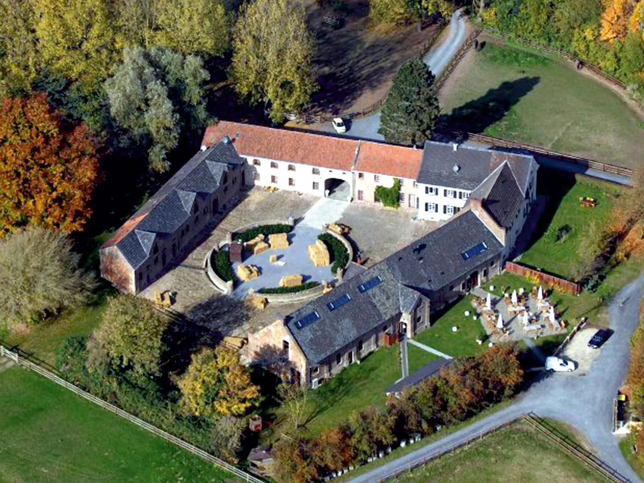 Bird's eye view in Gut Hohenholz