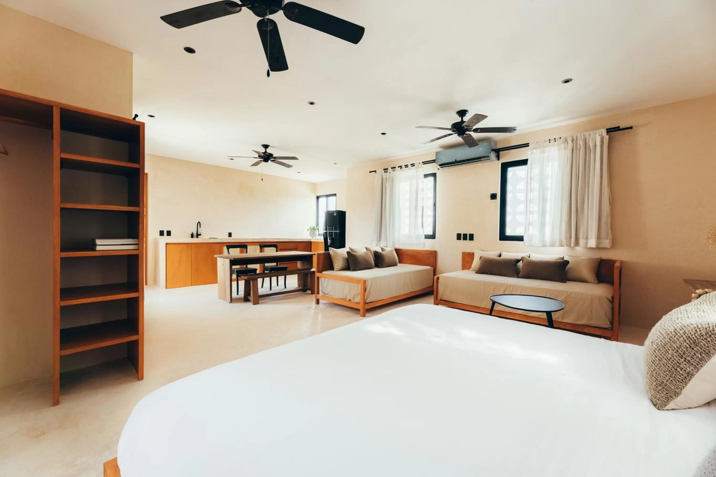 Kitchen or kitchenette in Cucu Hotel El Cuyo